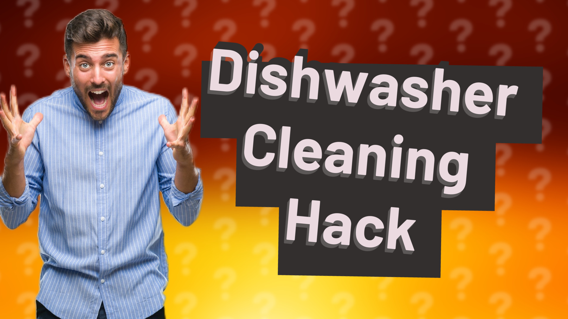 Dishwasher Cleaning Hack