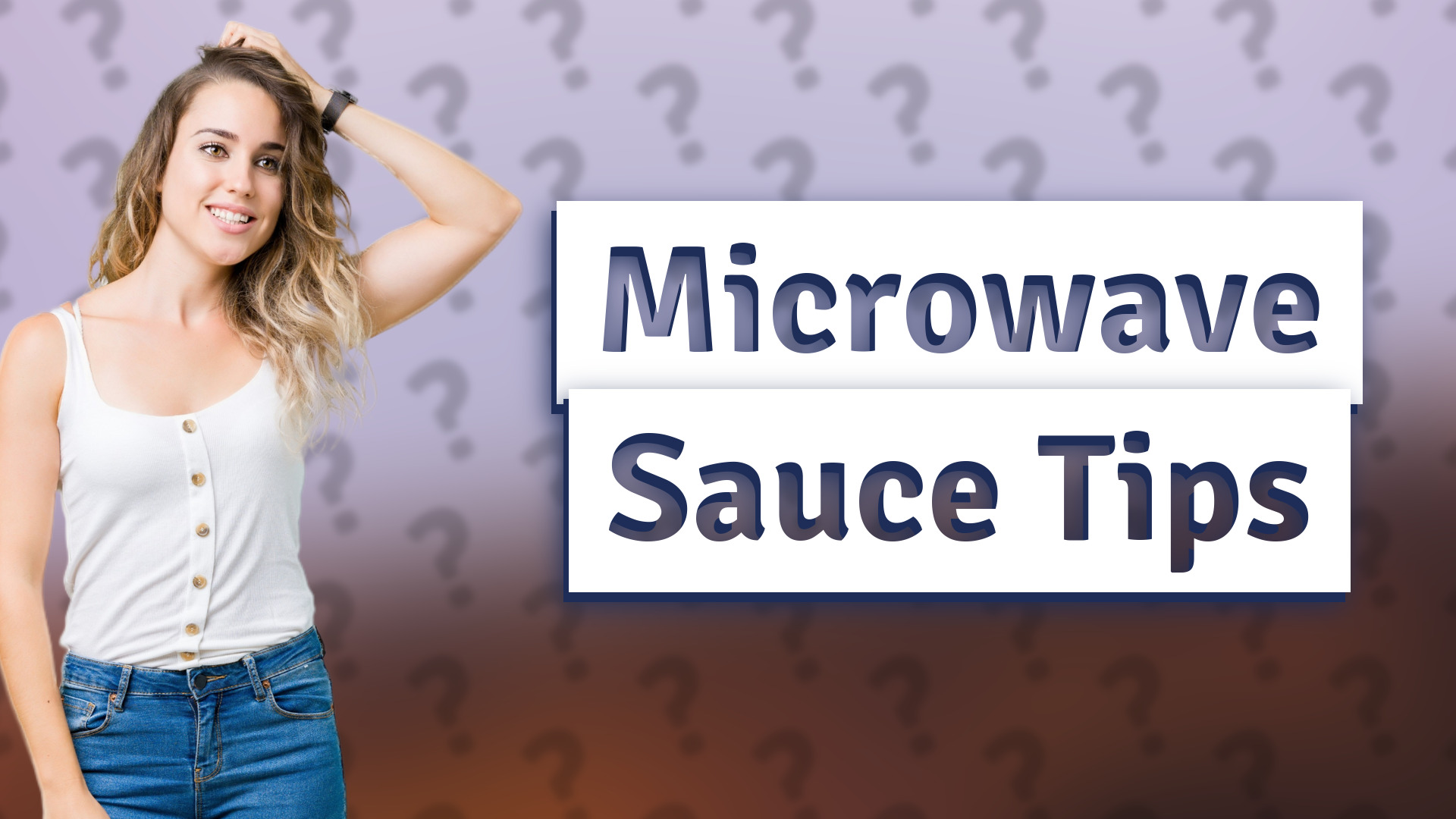 Microwave Sauce Tips