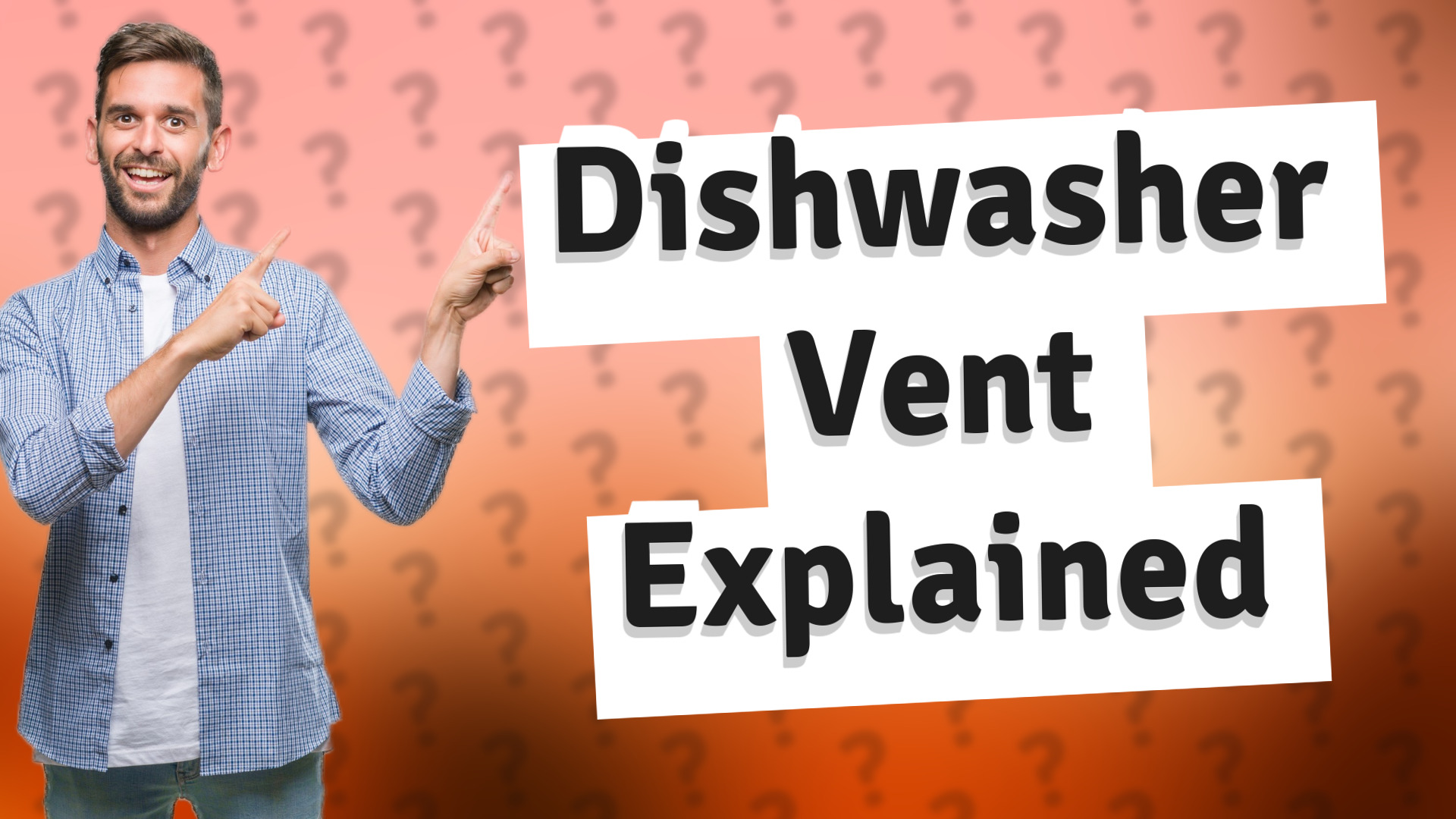 Dishwasher Vent Explained