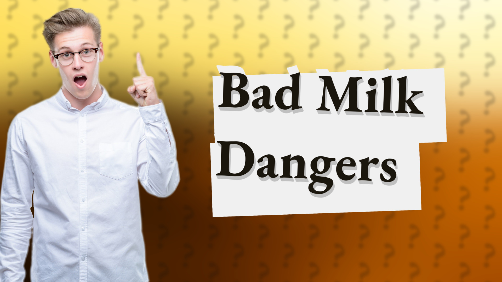 Bad Milk Dangers