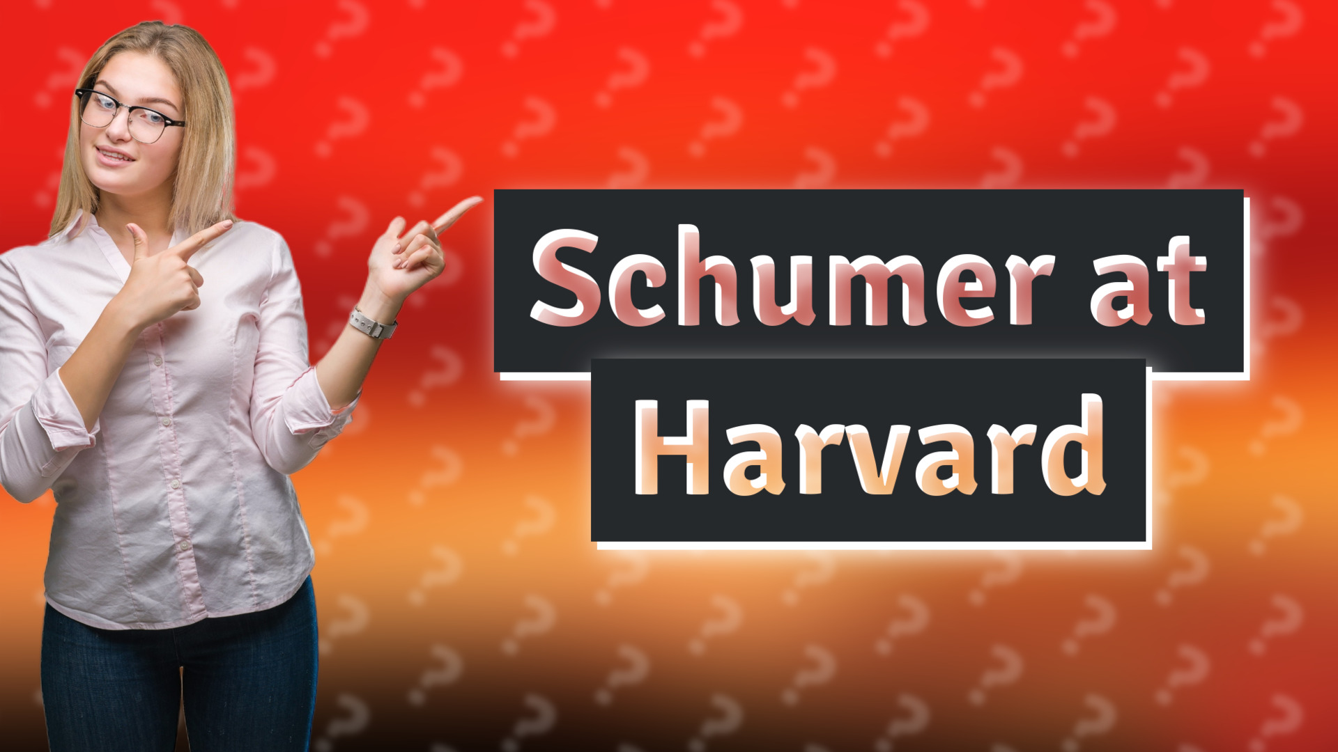 Schumer at Harvard
