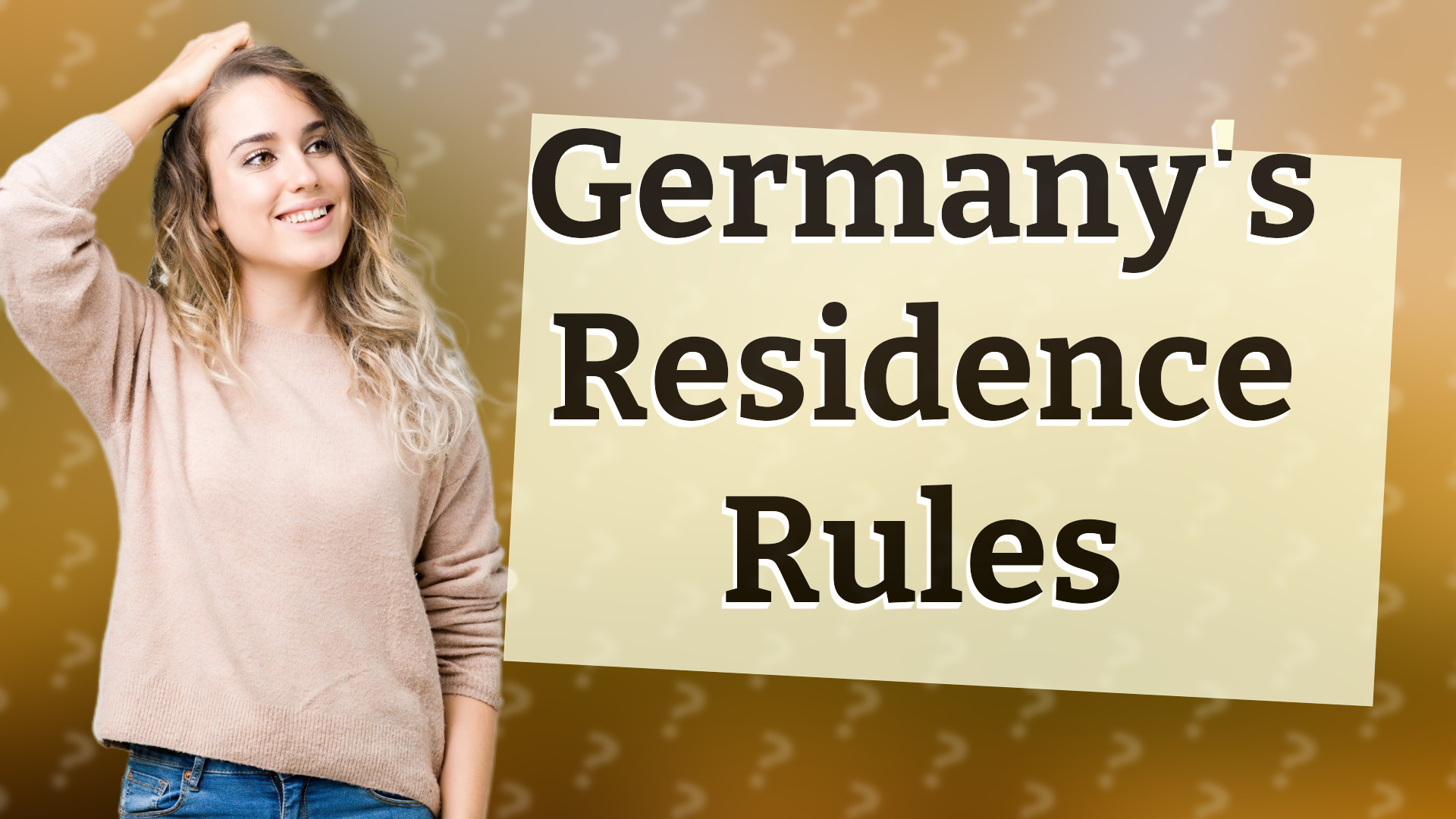 Germany's Residence Rules