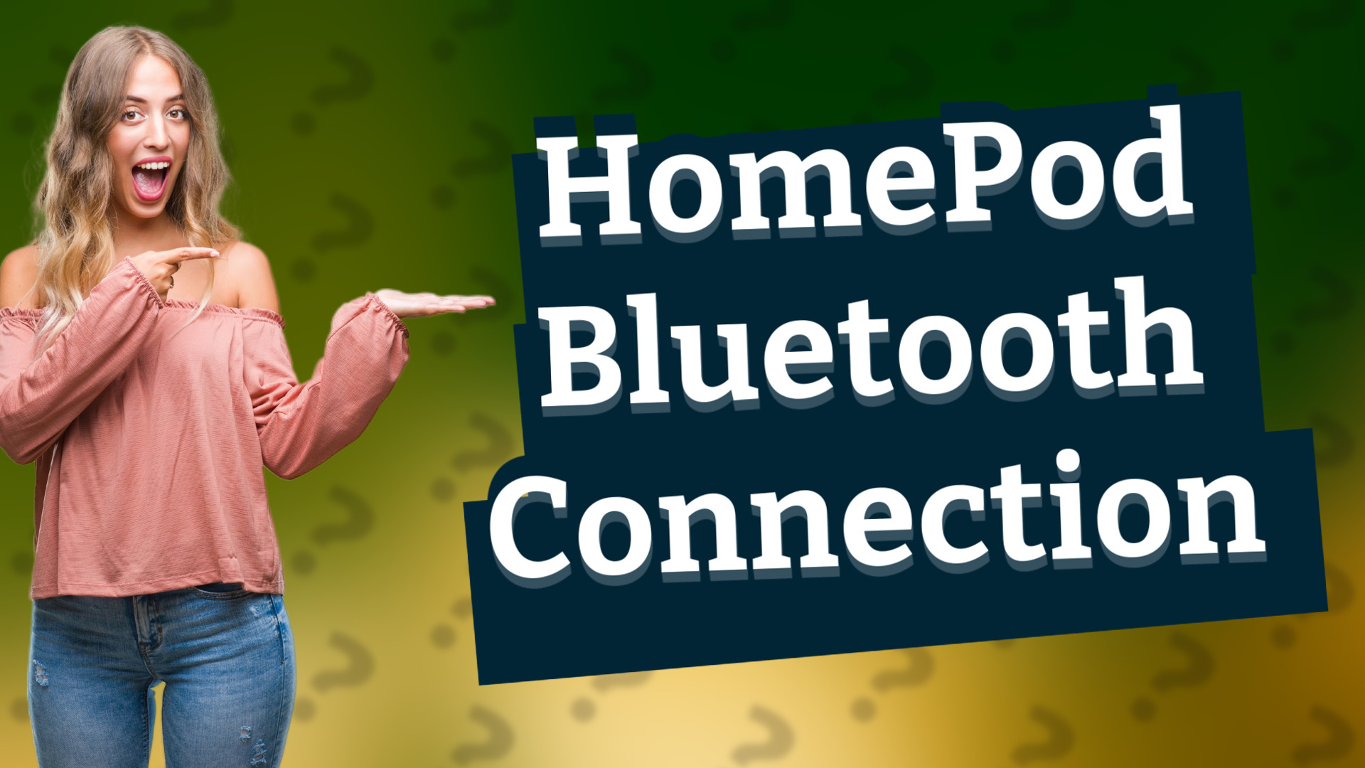 HomePod Bluetooth Connection