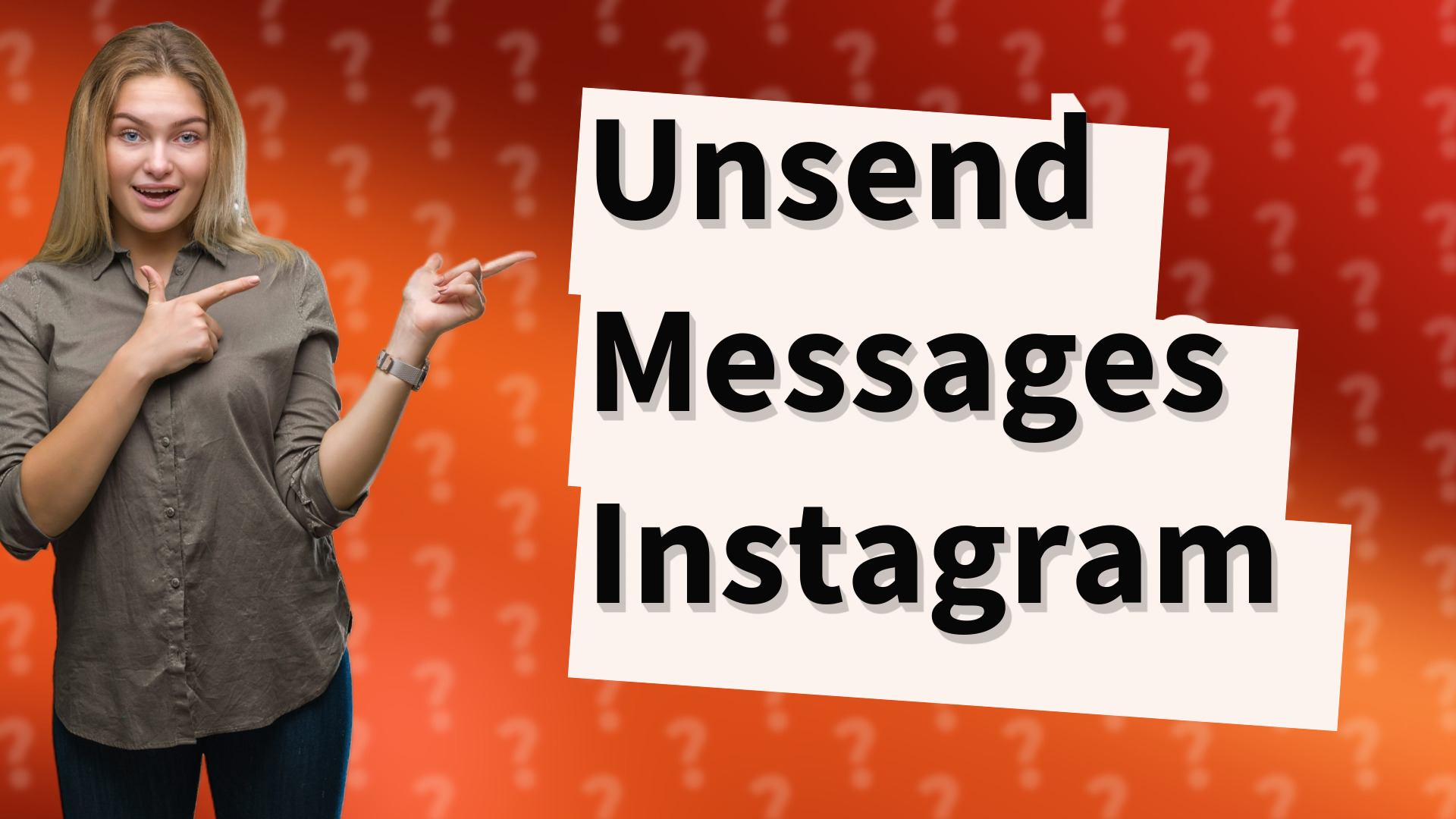 Unsend Messages Instagram