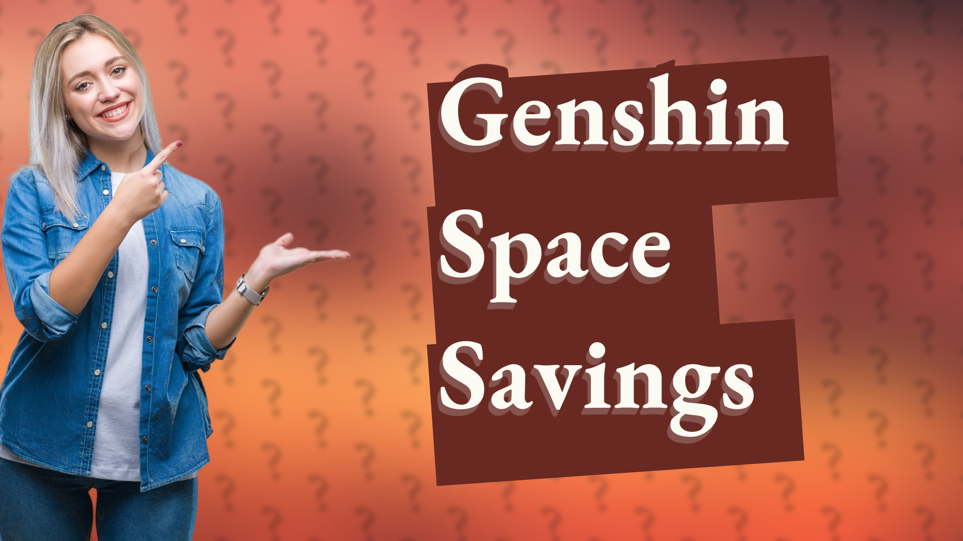 Genshin Space Savings