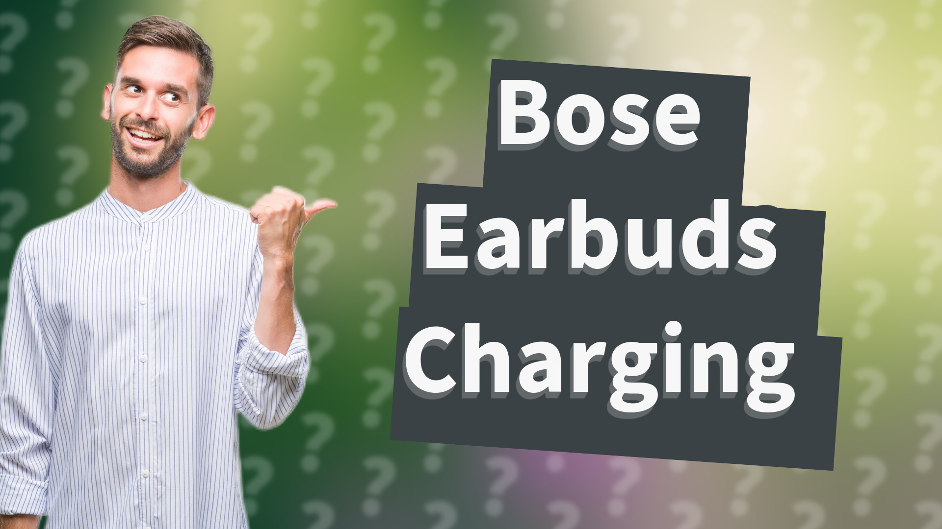 Bose Earbuds Charging