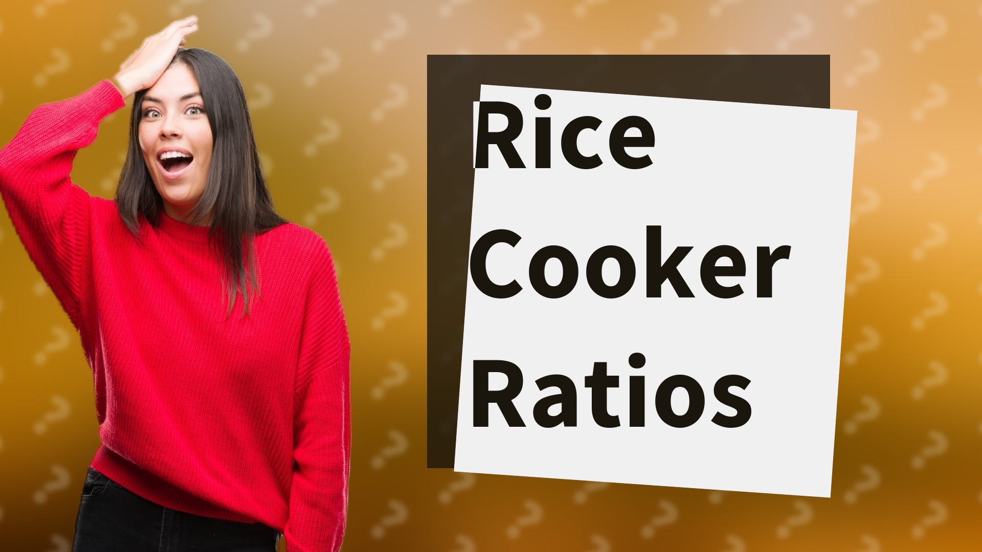 Rice Cooker Ratios