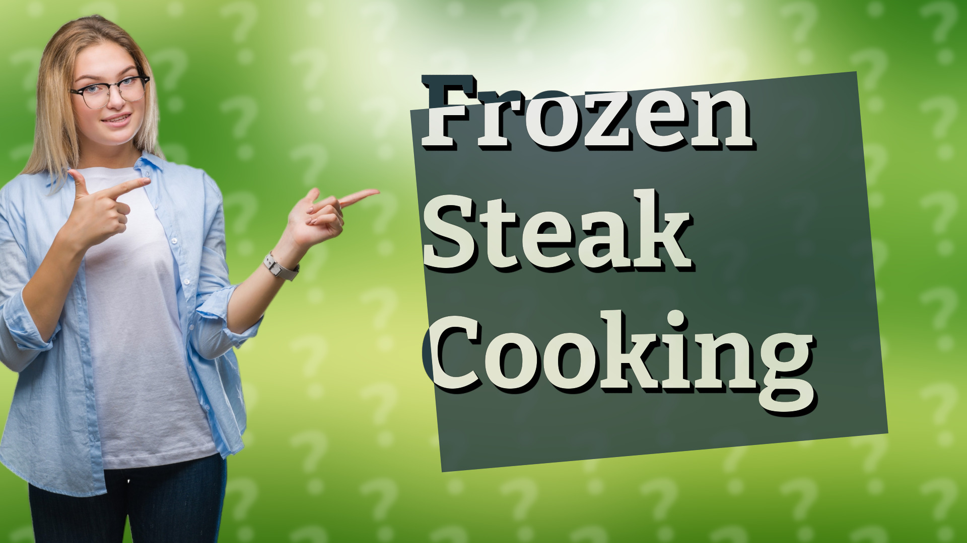 Frozen Steak Cooking