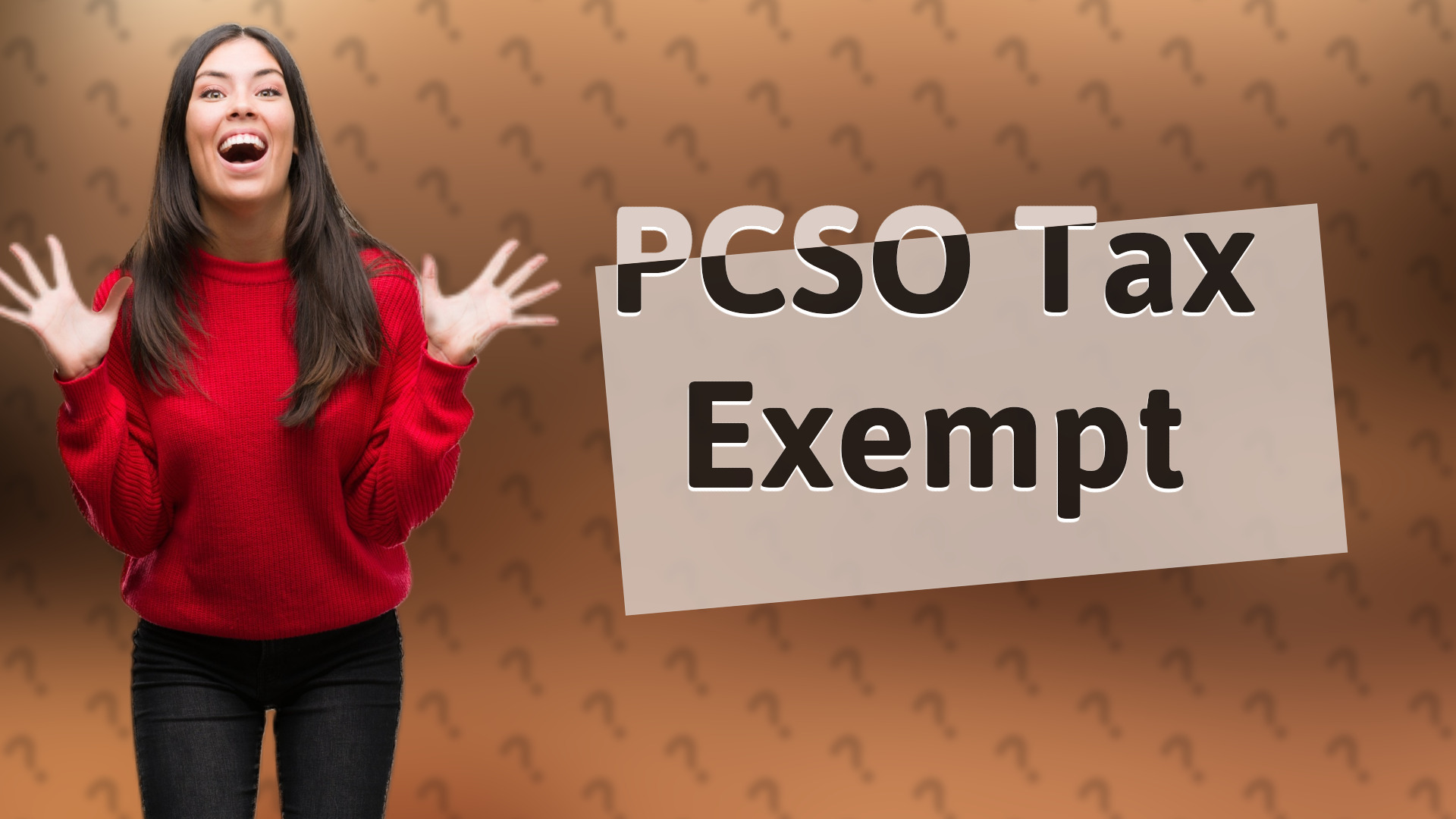 PCSO Tax Exempt