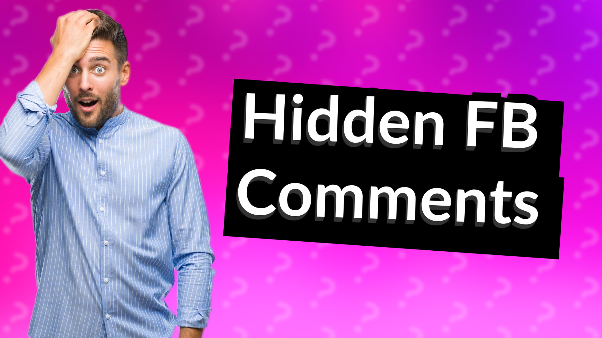 Hidden FB Comments