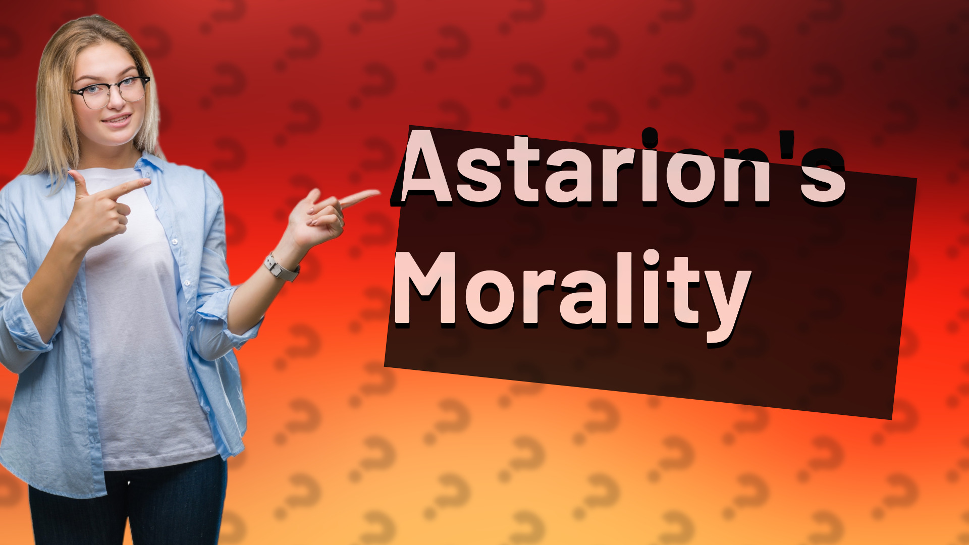 Astarion's Morality