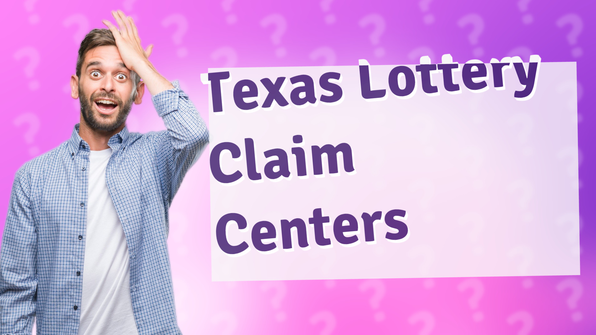 Texas Lottery Claim Centers