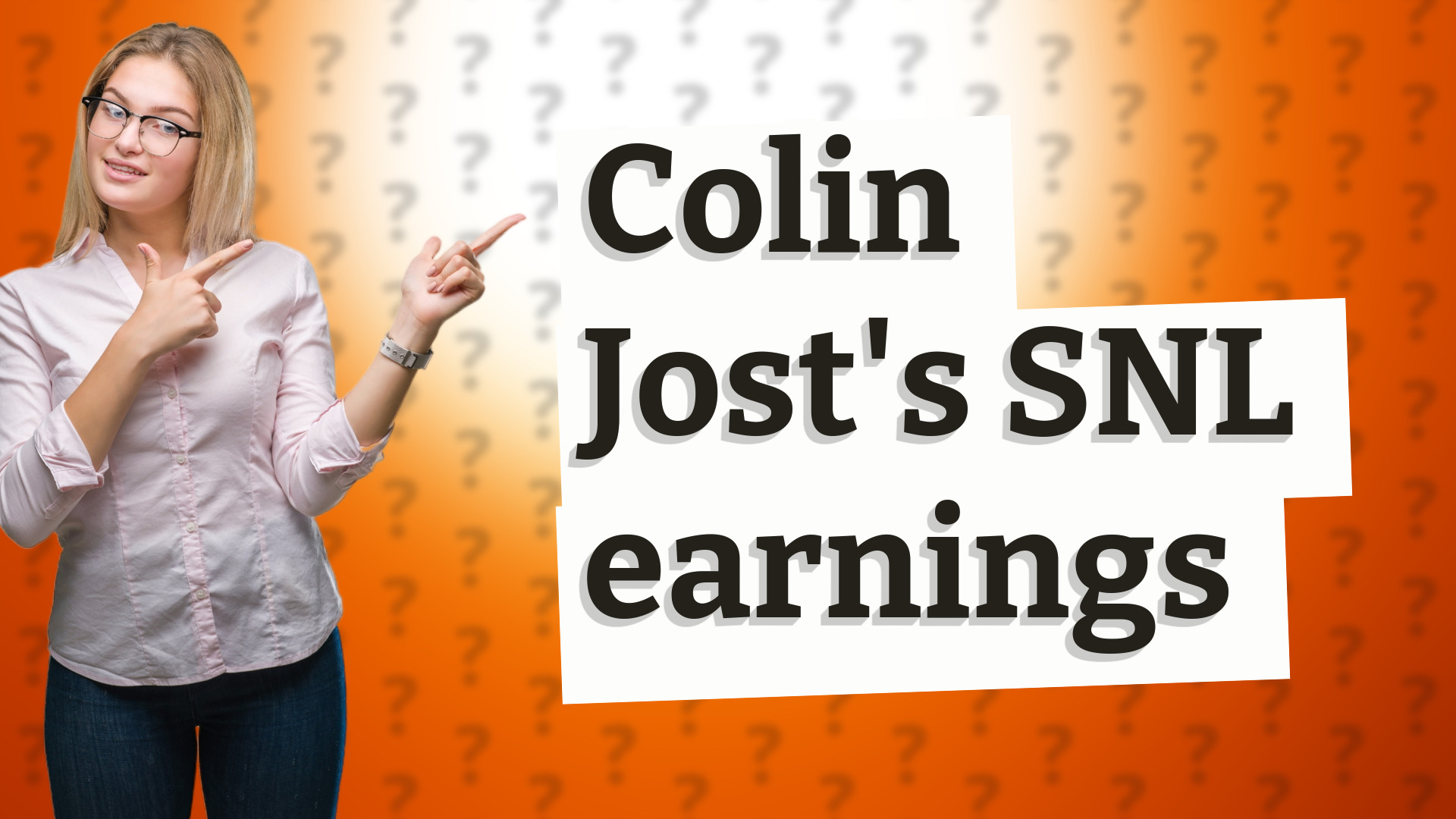 Colin Jost's SNL earnings