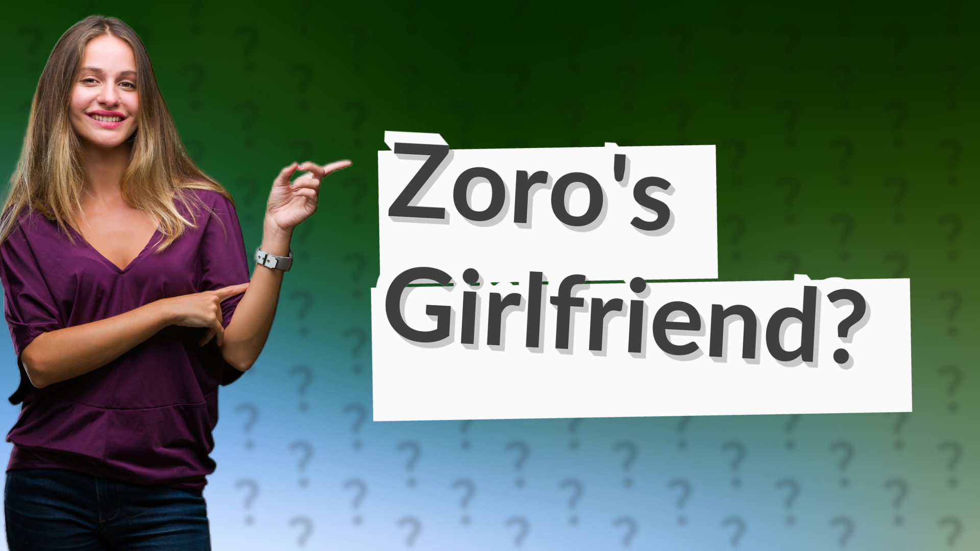 Zoro's Girlfriend?