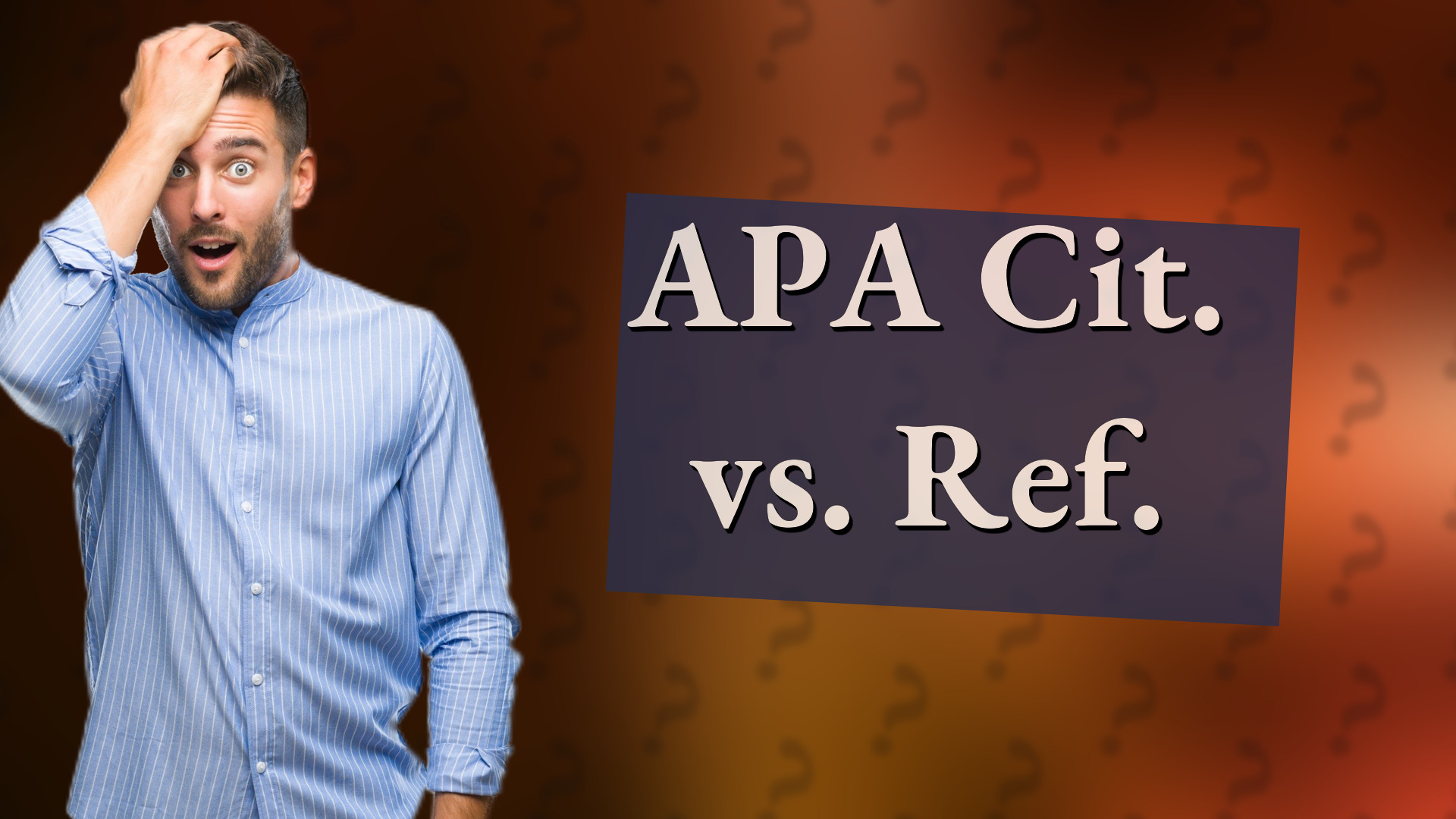 APA Cit. vs. Ref.