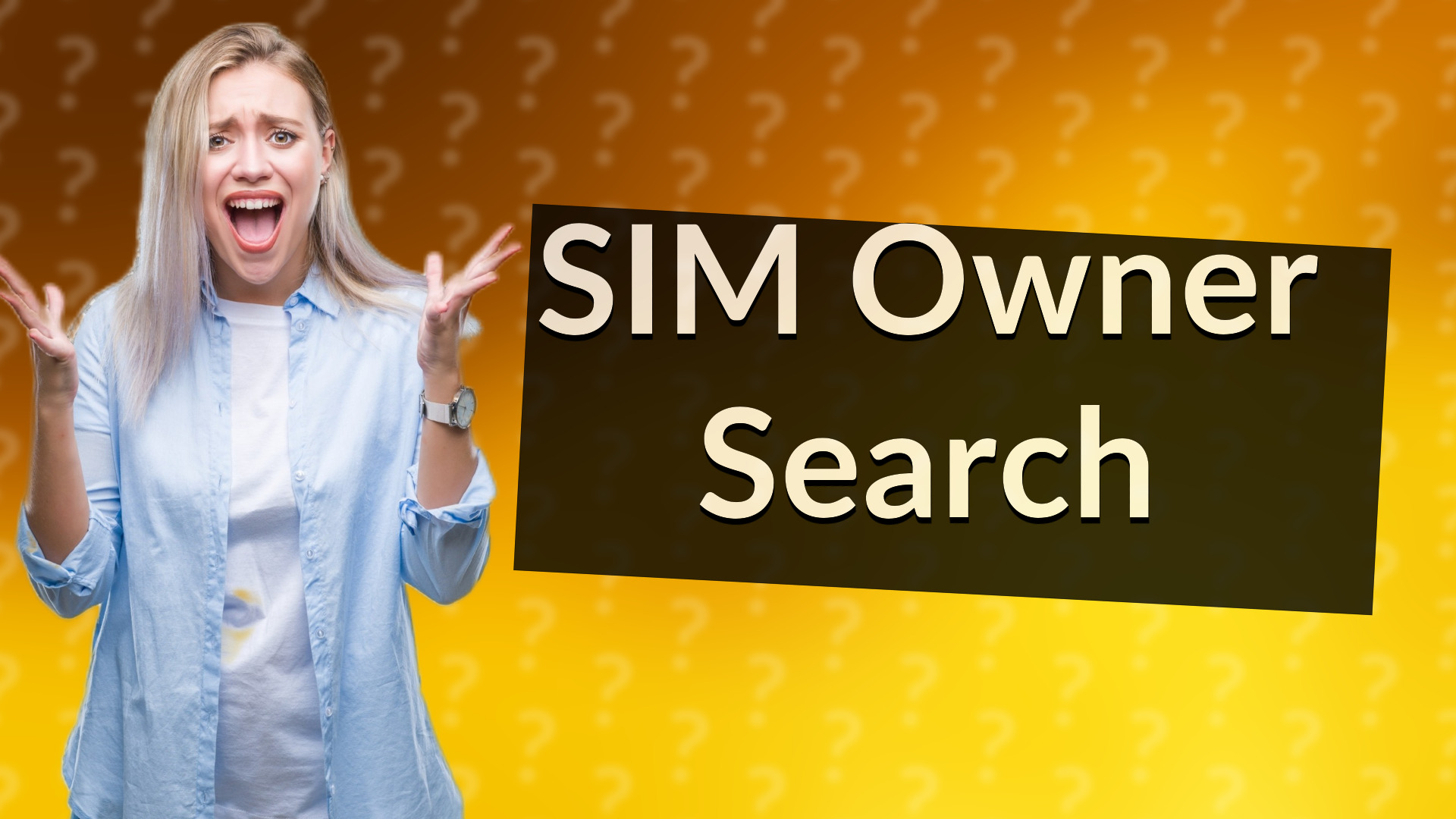 SIM Owner Search