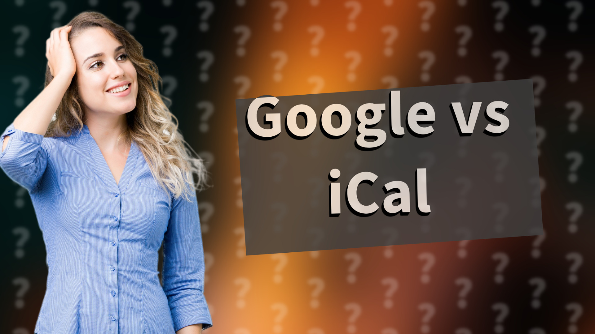 Google vs iCal