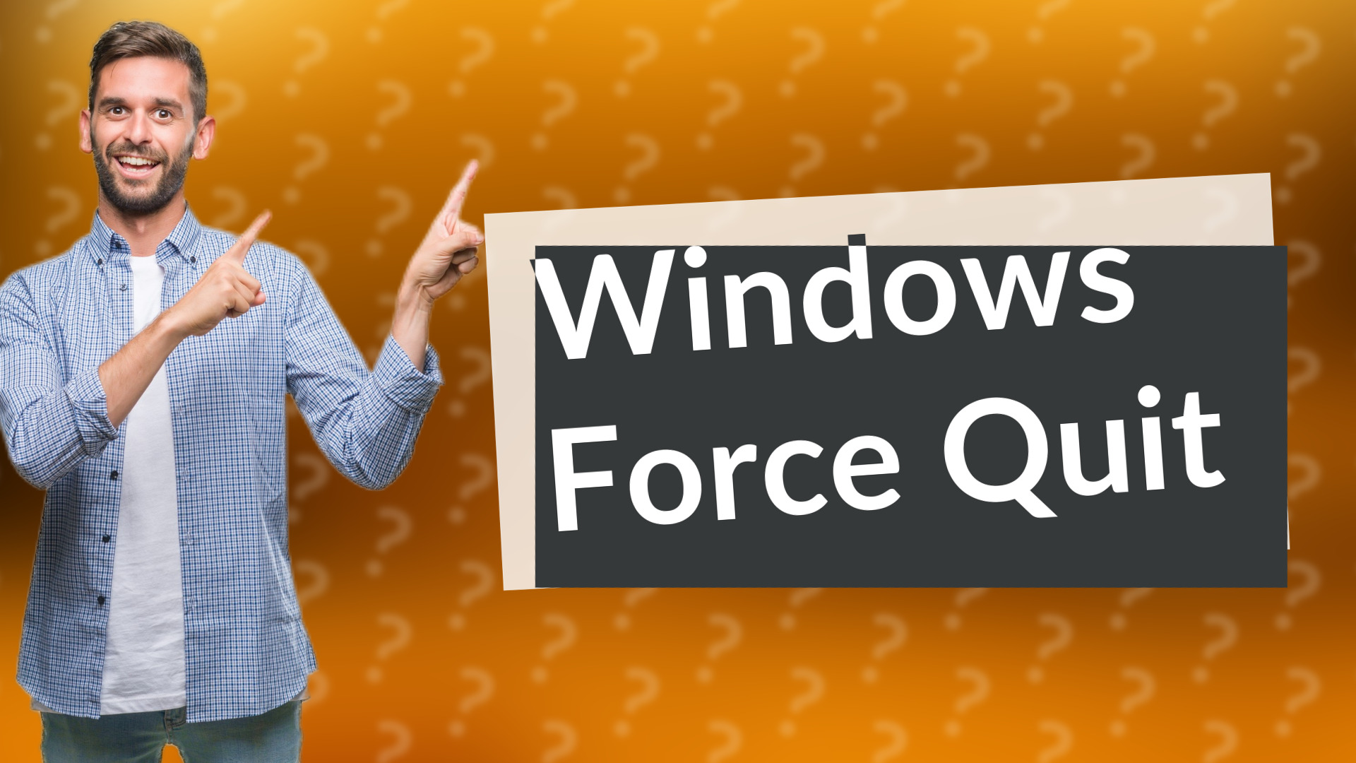 Windows Force Quit