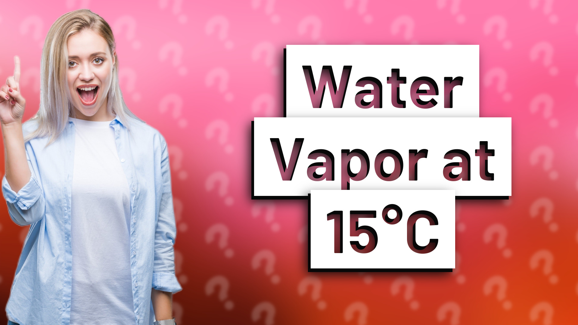 Water Vapor at 15°C