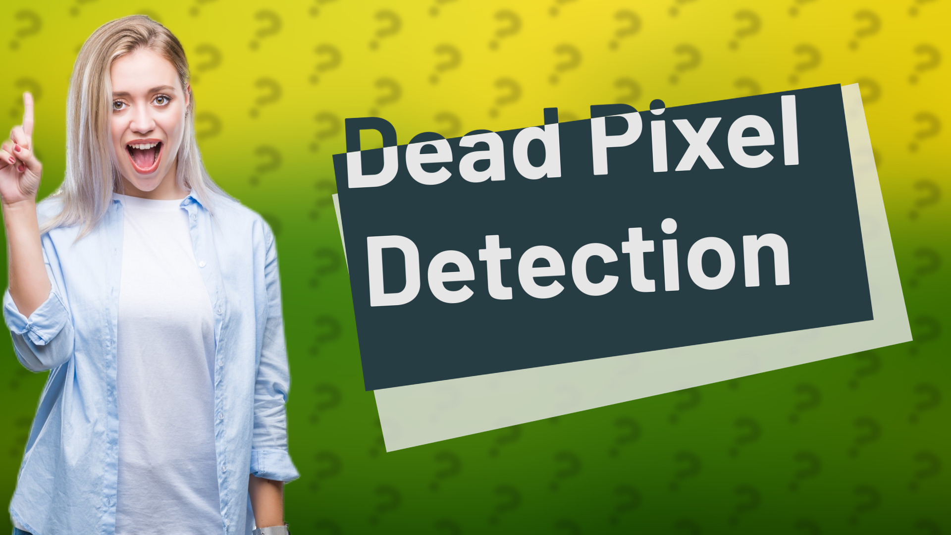 Dead Pixel Detection