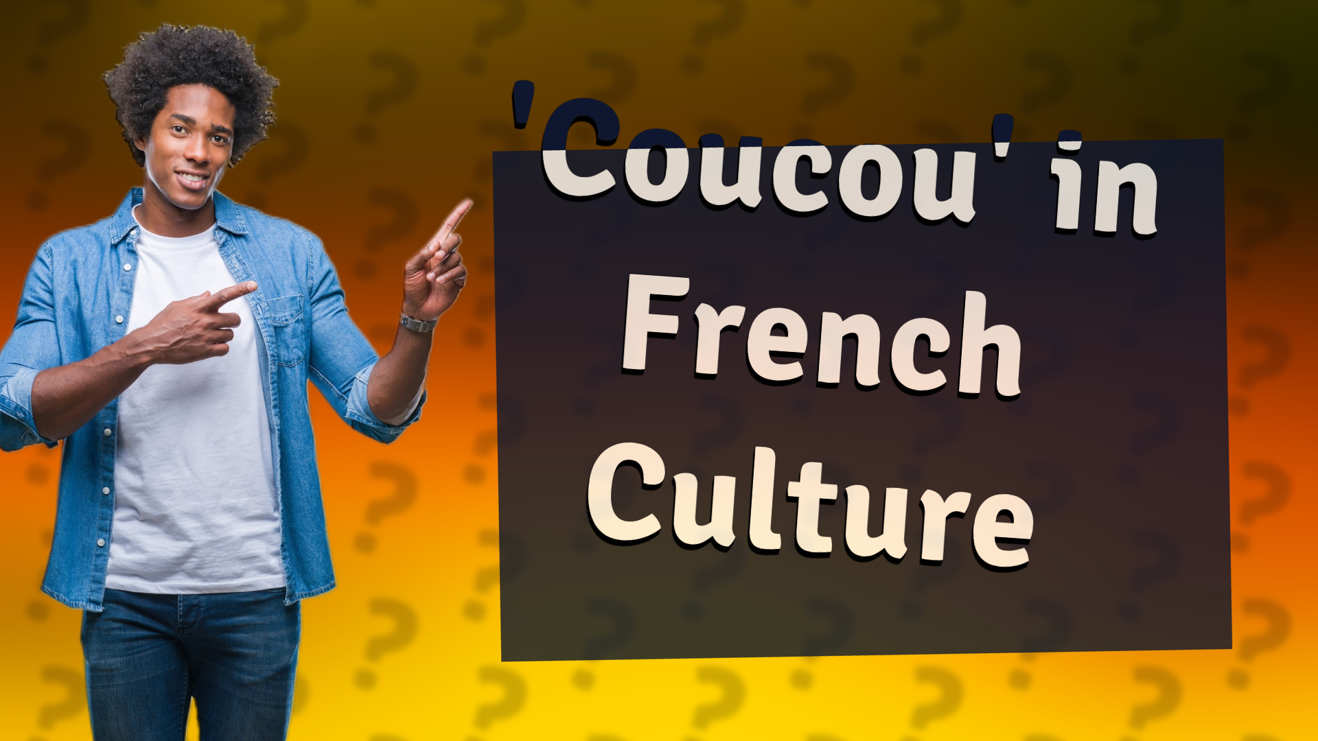 'Coucou' in French Culture