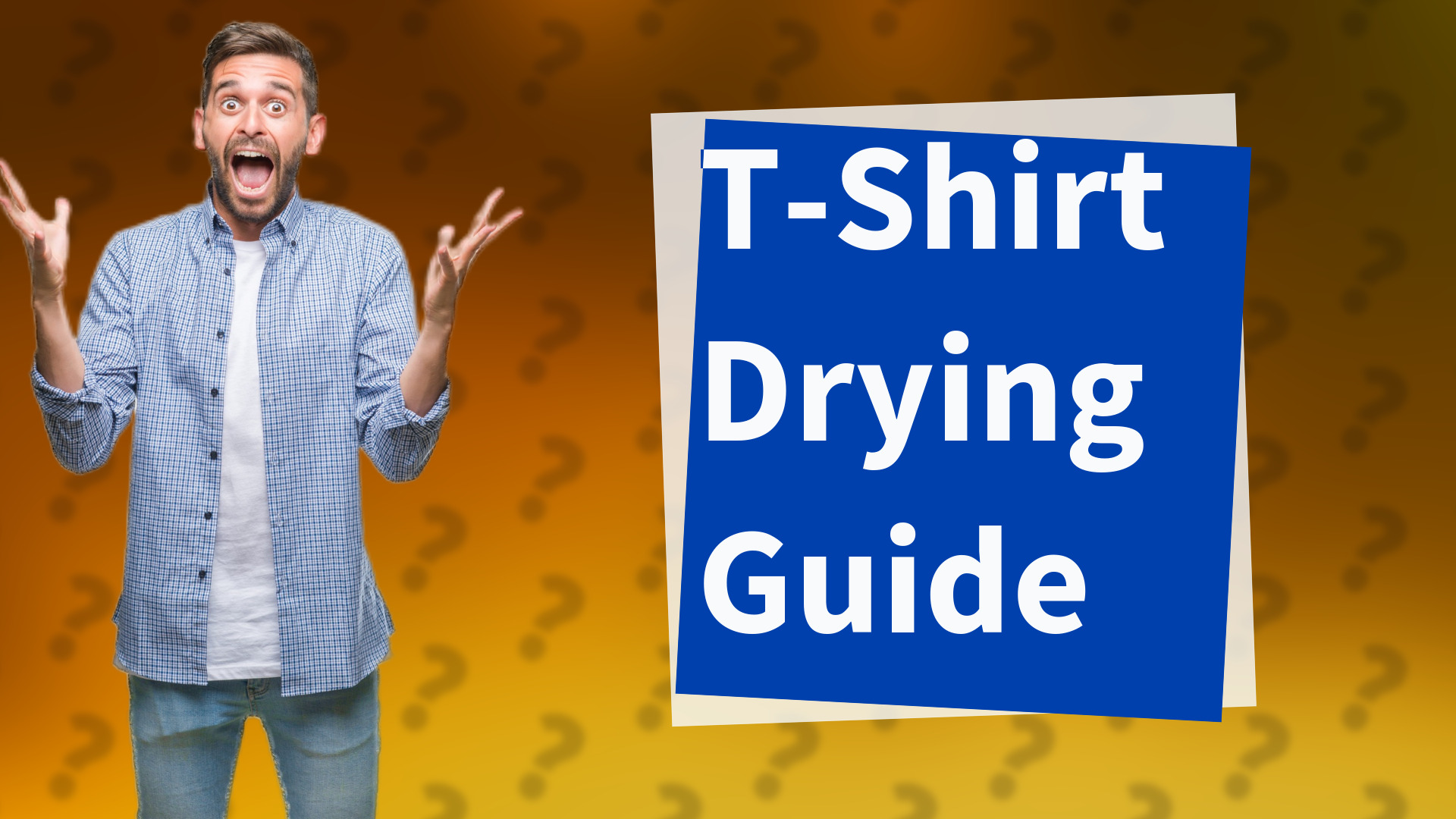 T-Shirt Drying Guide