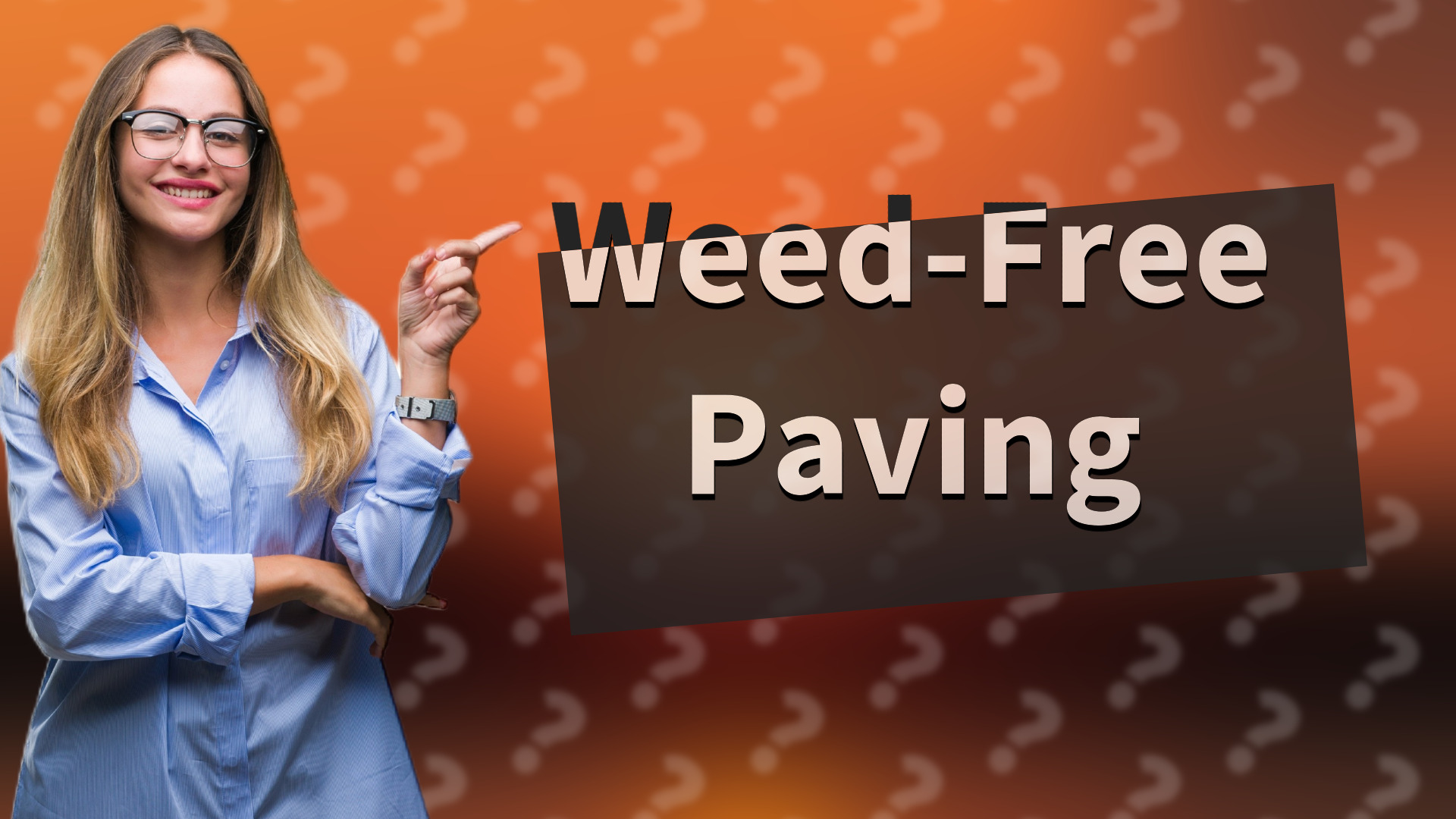 Weed-Free Paving