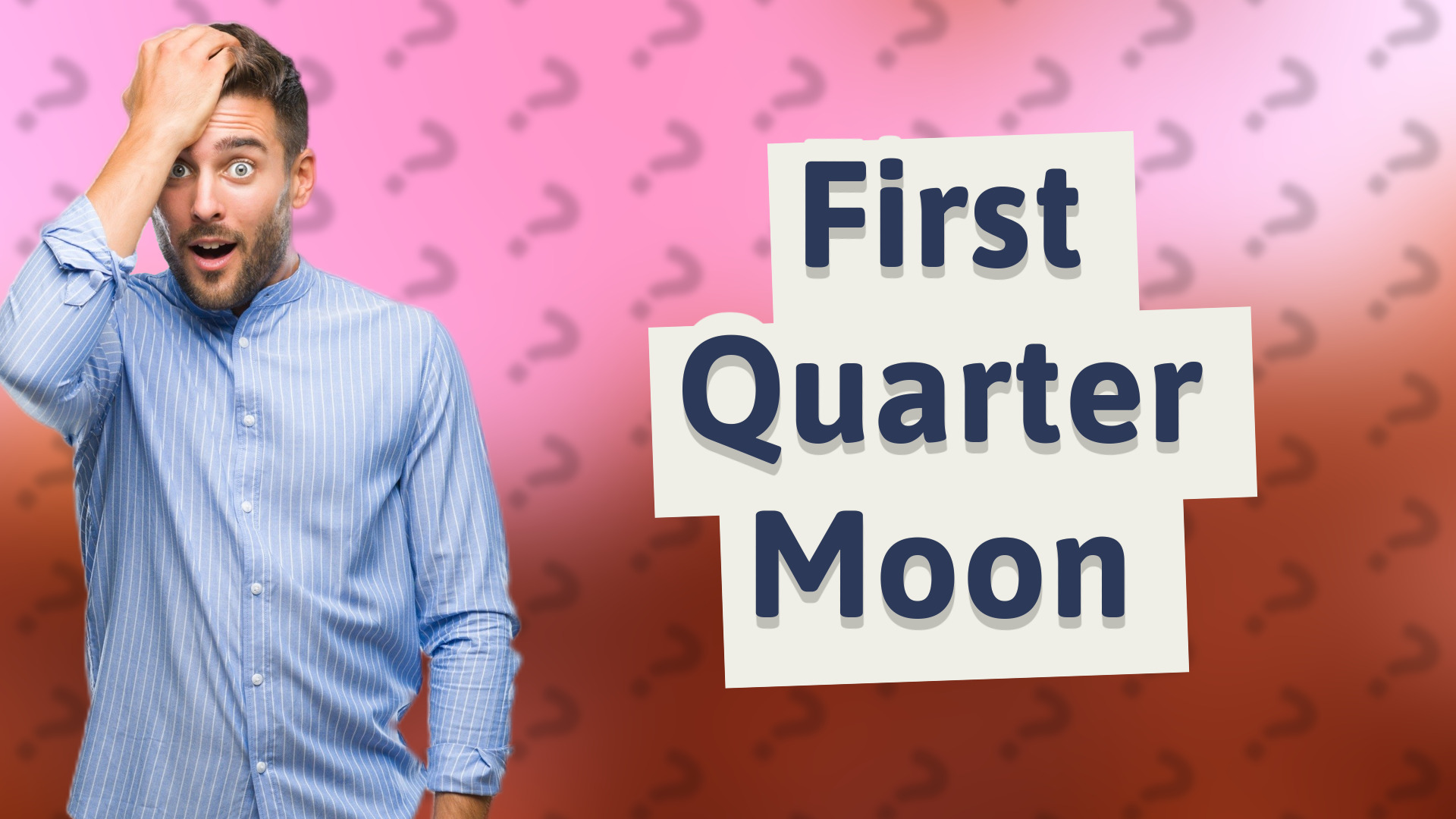 First Quarter Moon