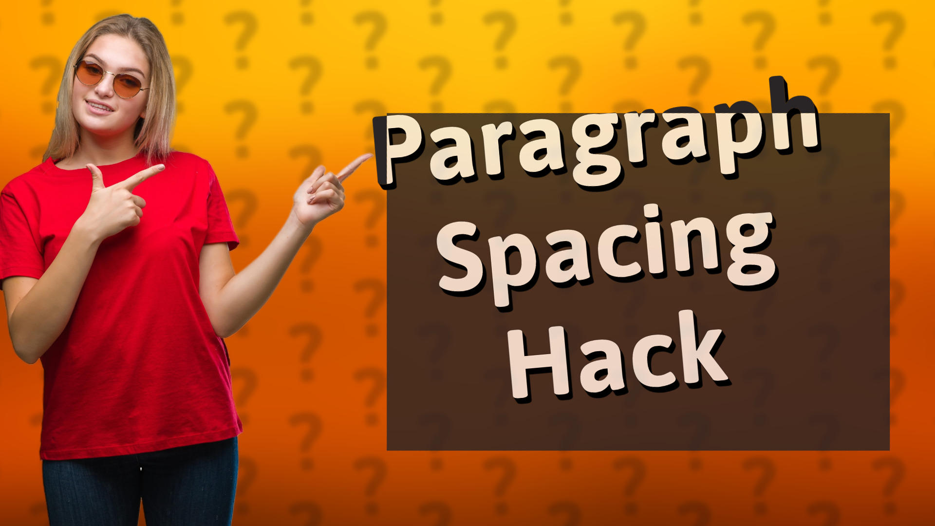 Paragraph Spacing Hack