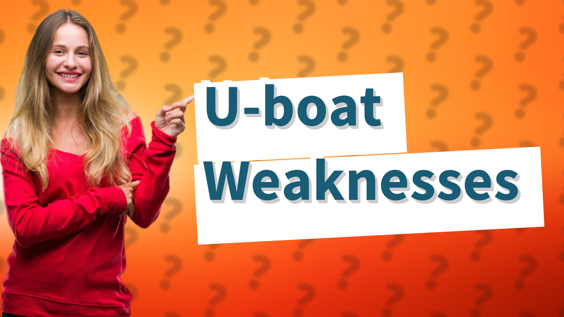 U-boat Weaknesses