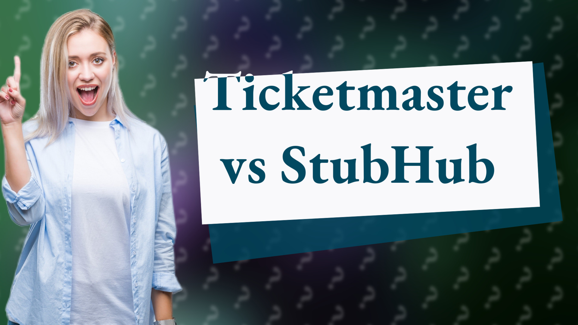 Ticketmaster vs StubHub