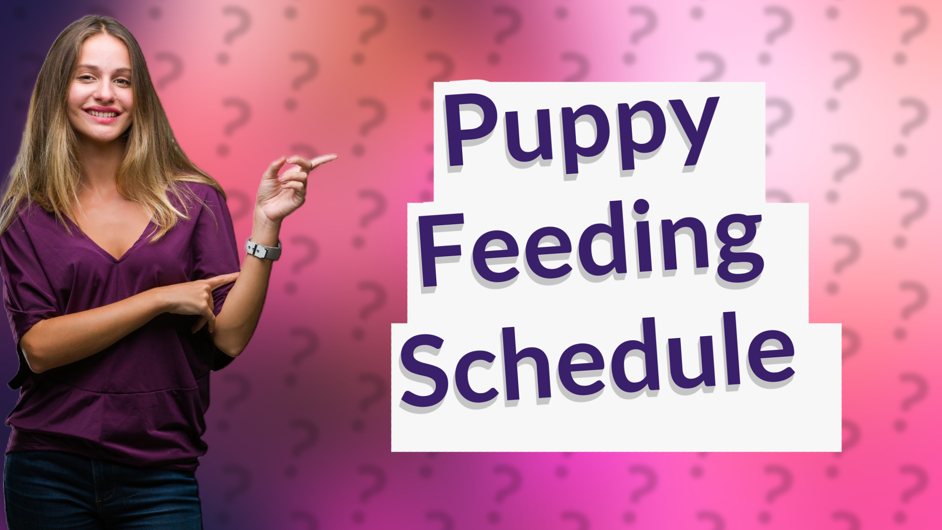 Puppy Feeding Schedule