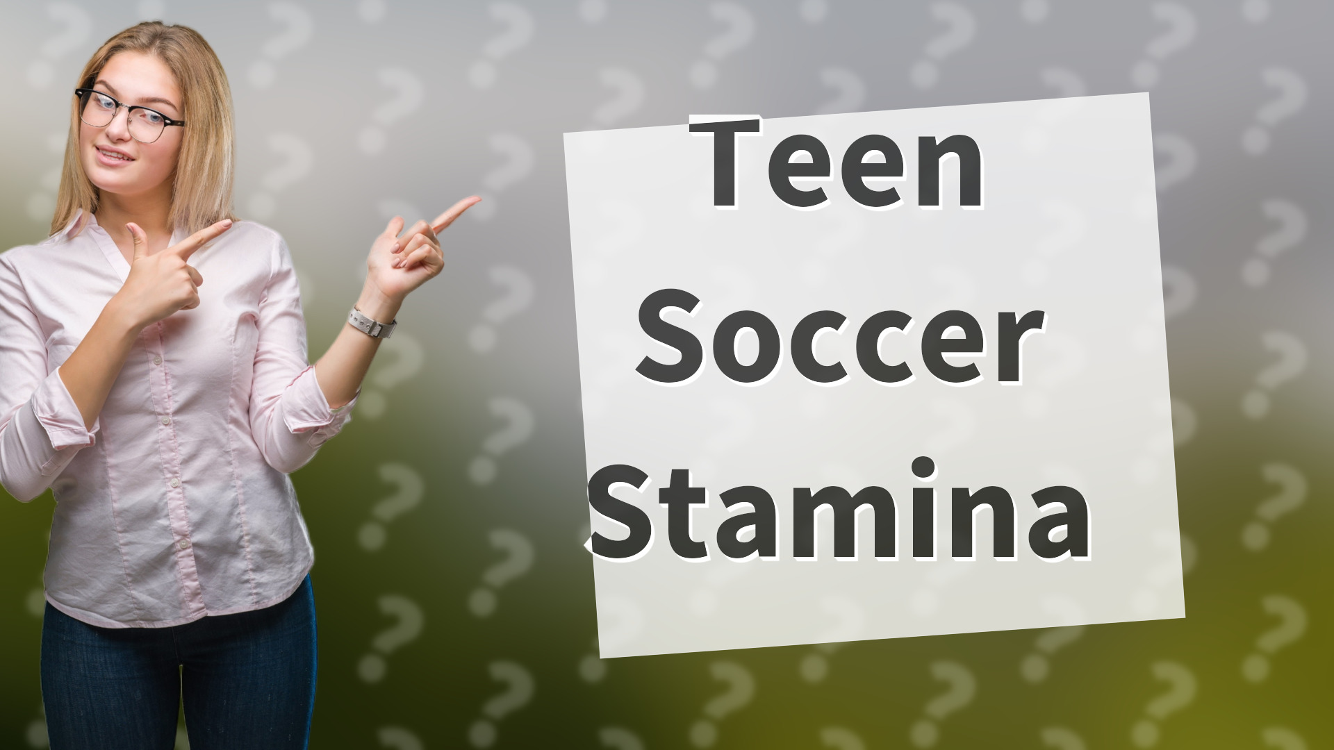Teen Soccer Stamina