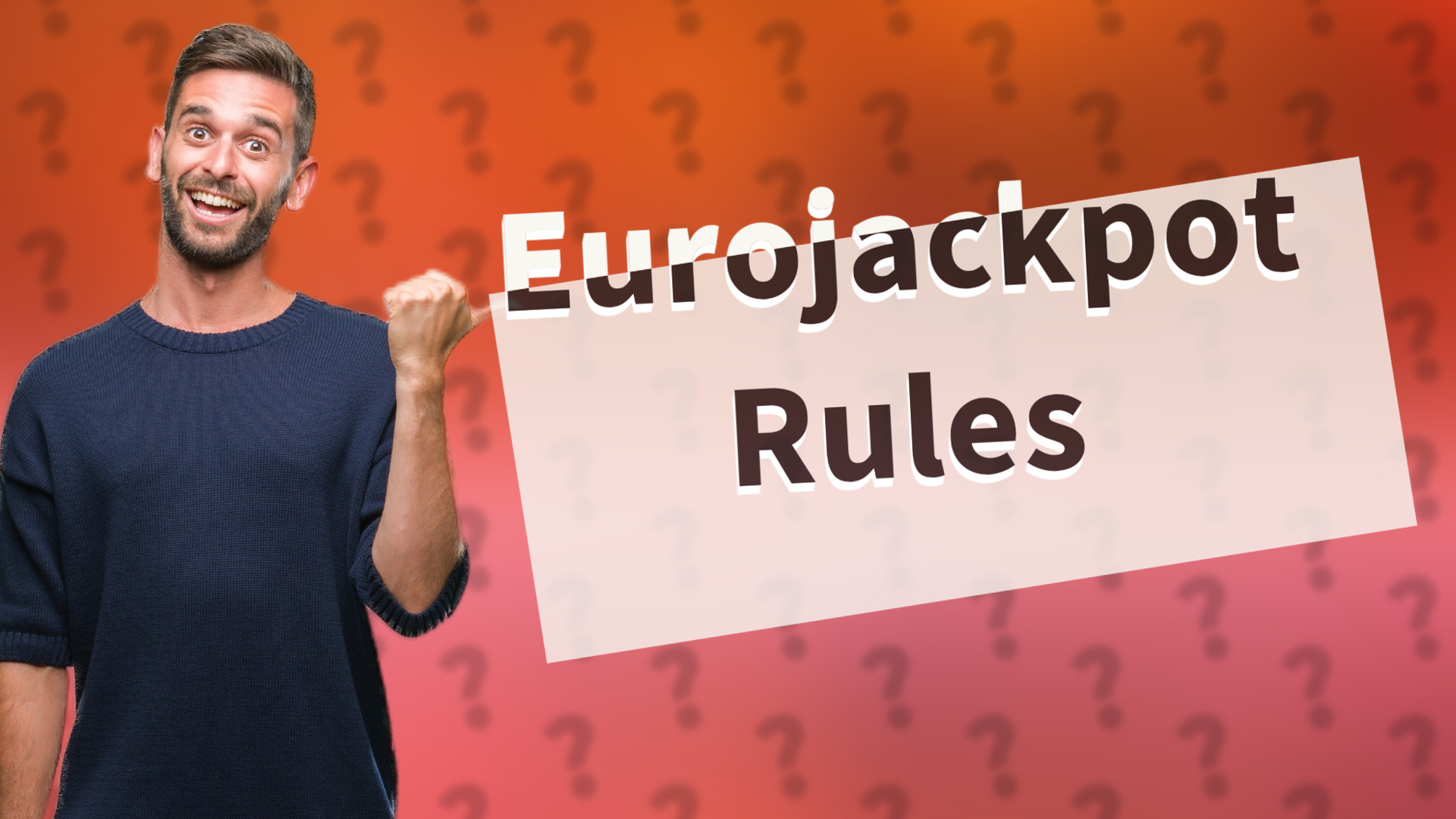 Eurojackpot Rules