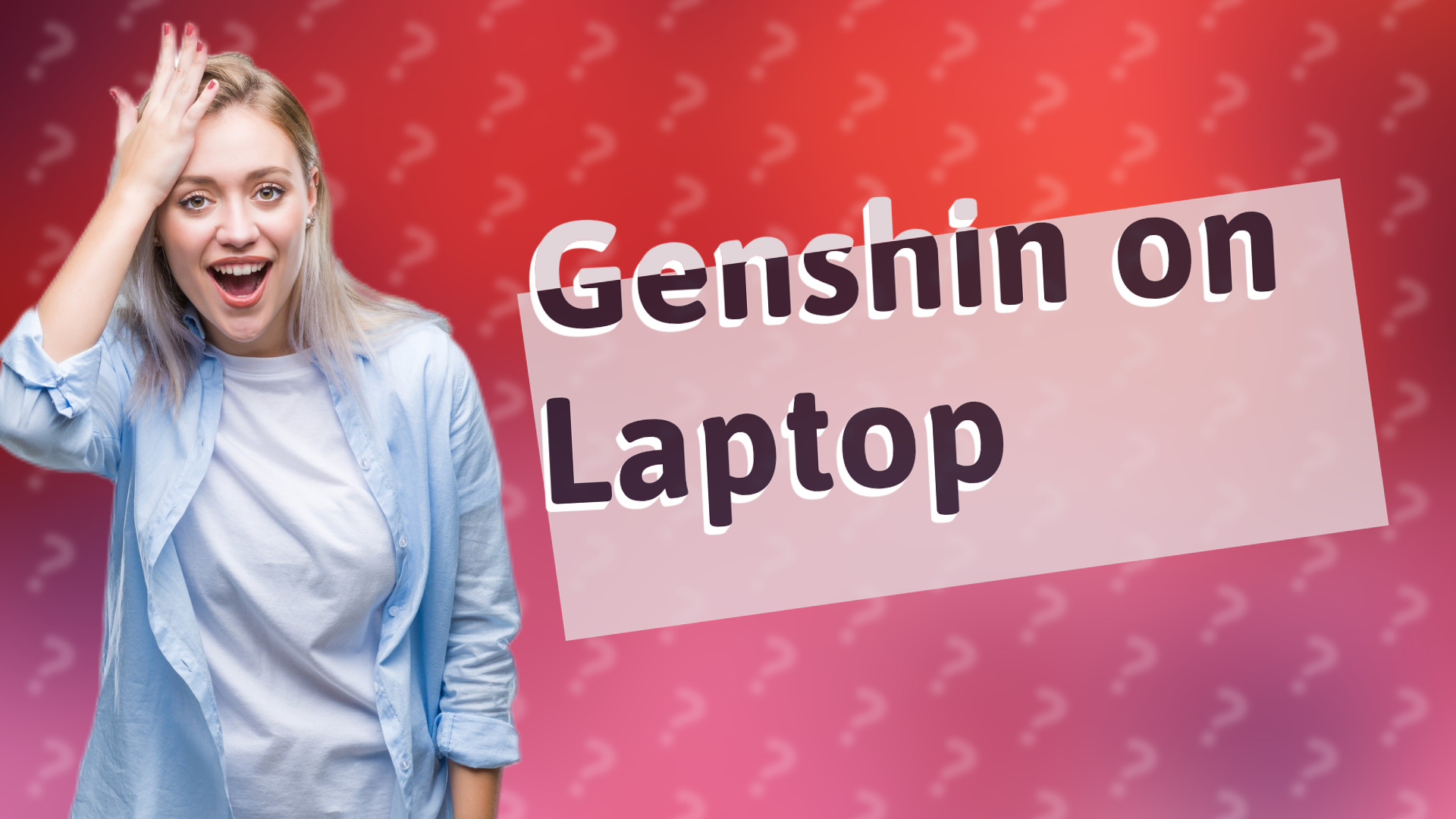 Genshin on Laptop