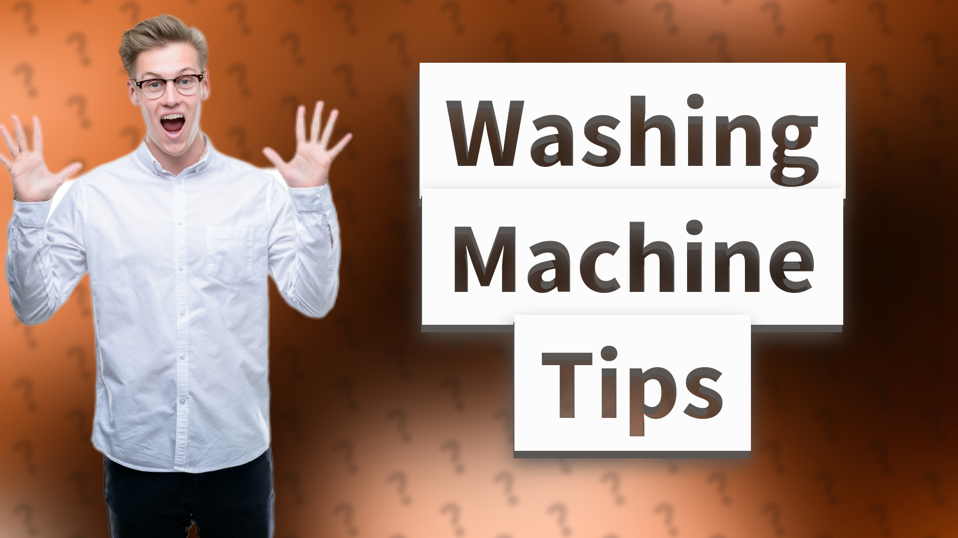 Washing Machine Tips