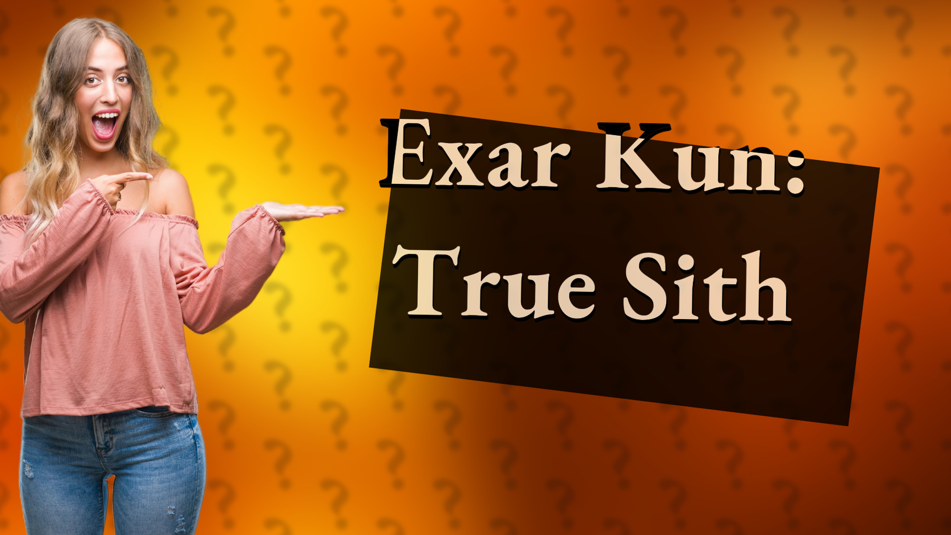 Exar Kun: True Sith