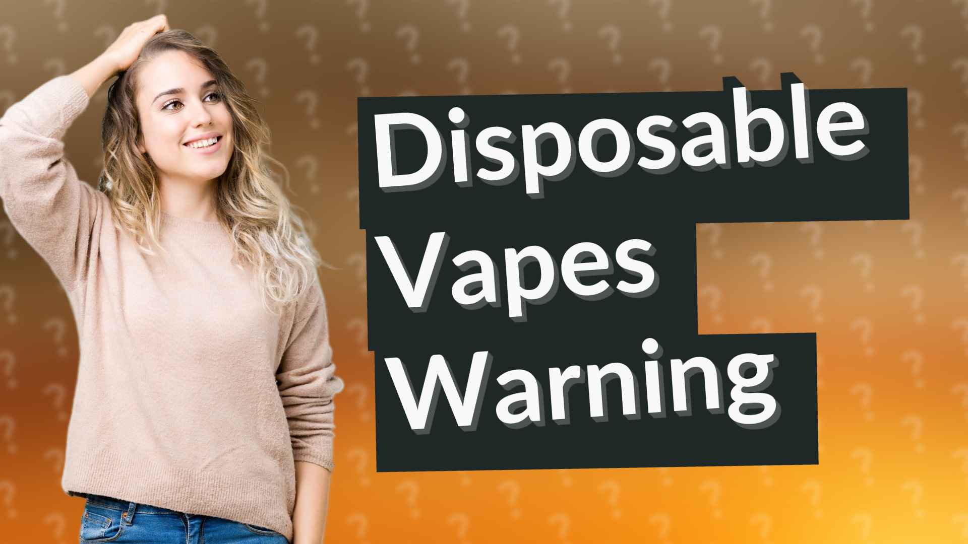 Disposable Vapes Warning