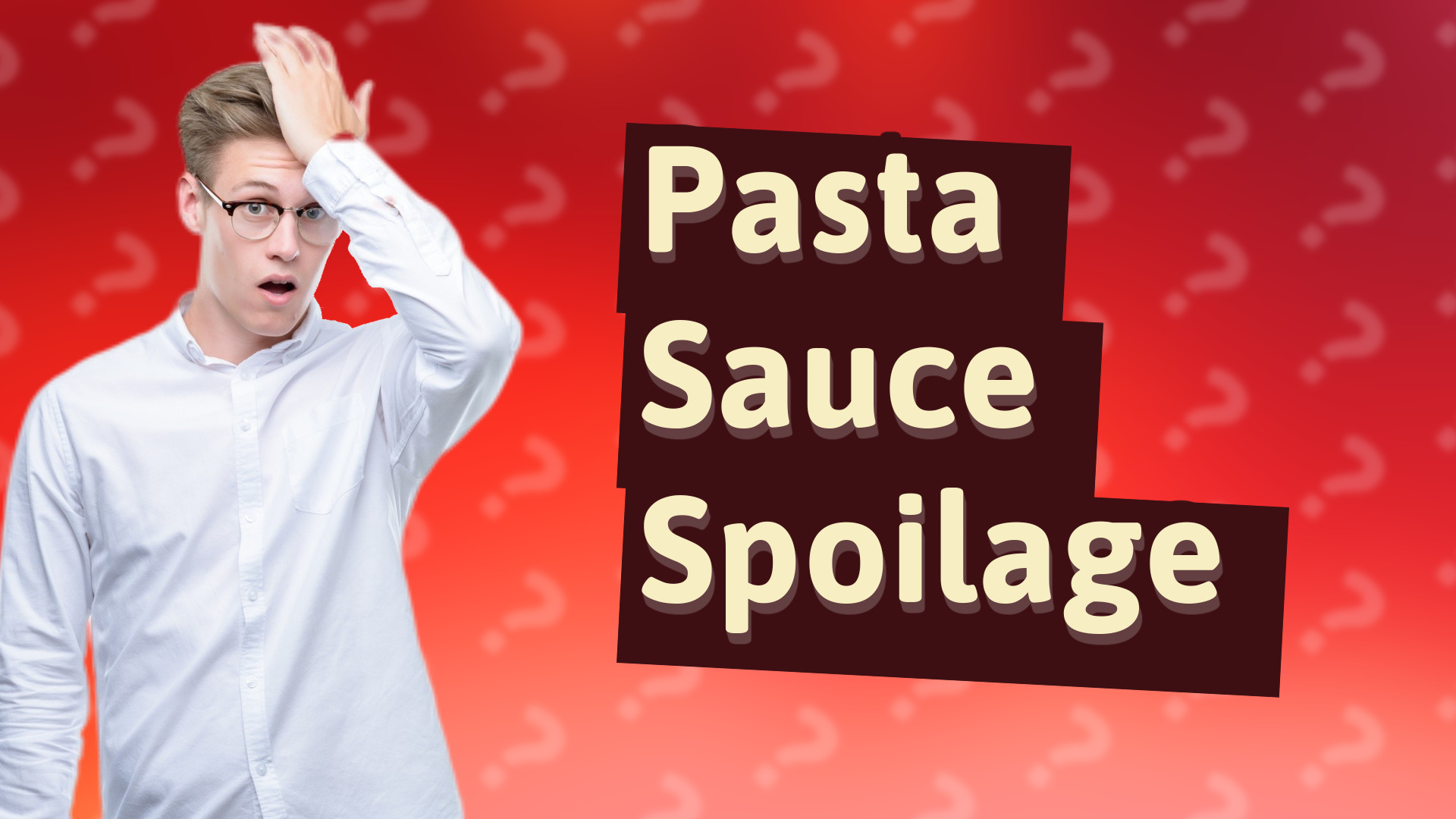 Pasta Sauce Spoilage