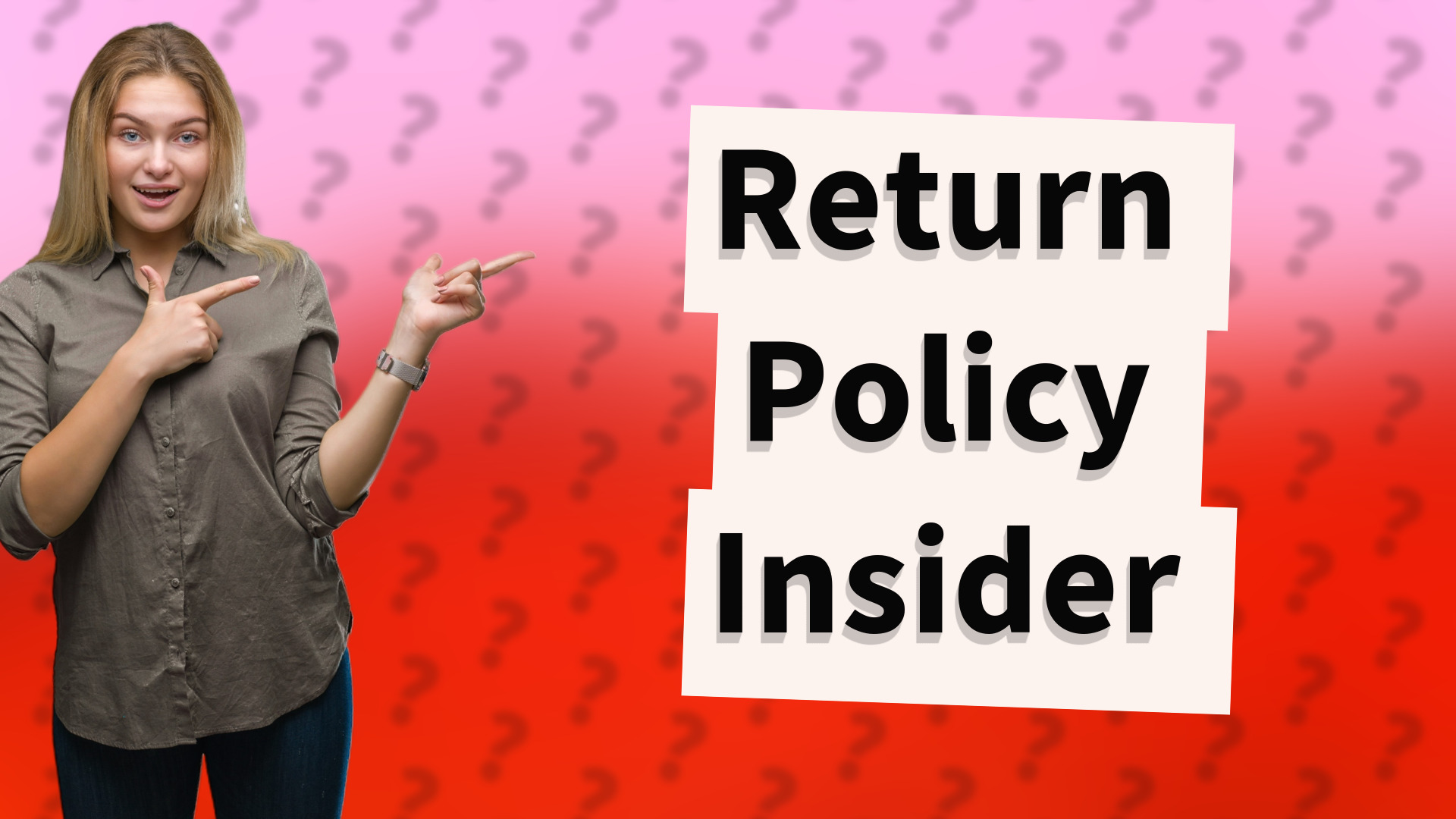 Return Policy Insider