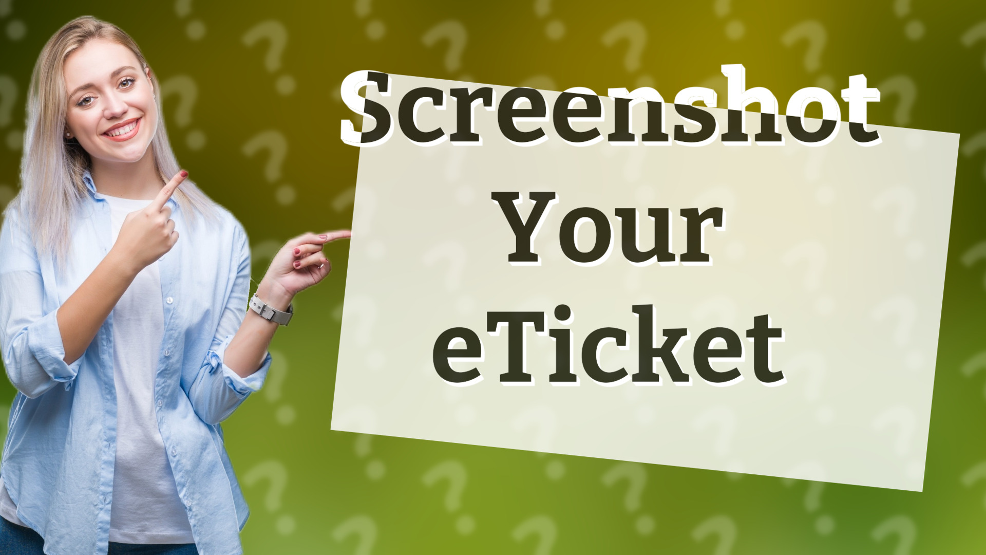 Screenshot Your eTicket