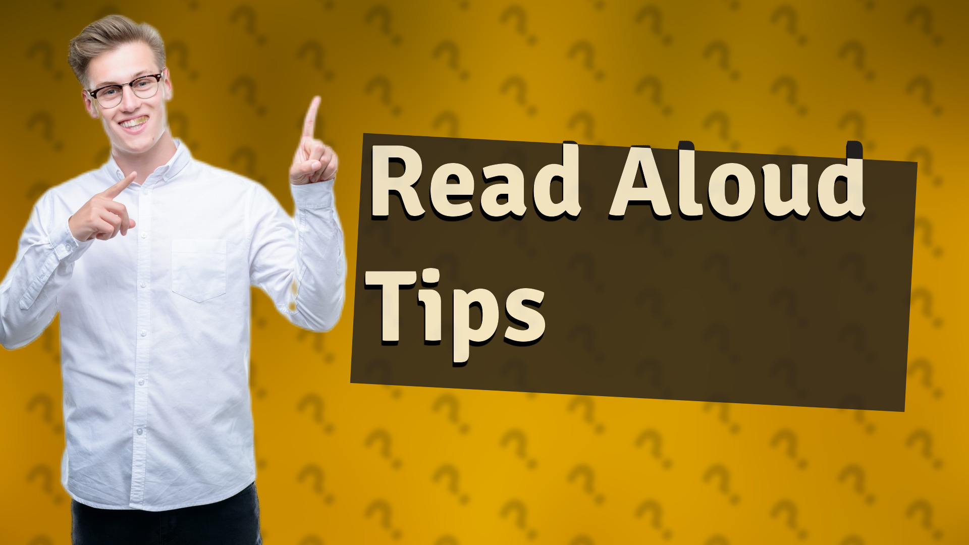 Read Aloud Tips