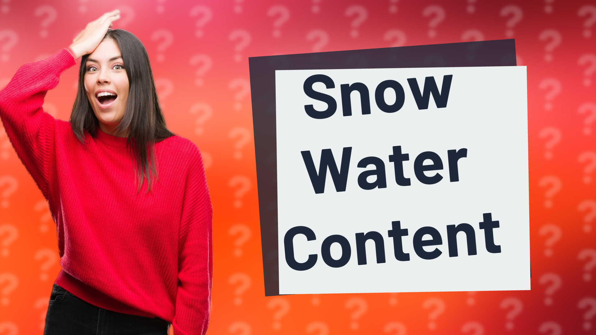 Snow Water Content