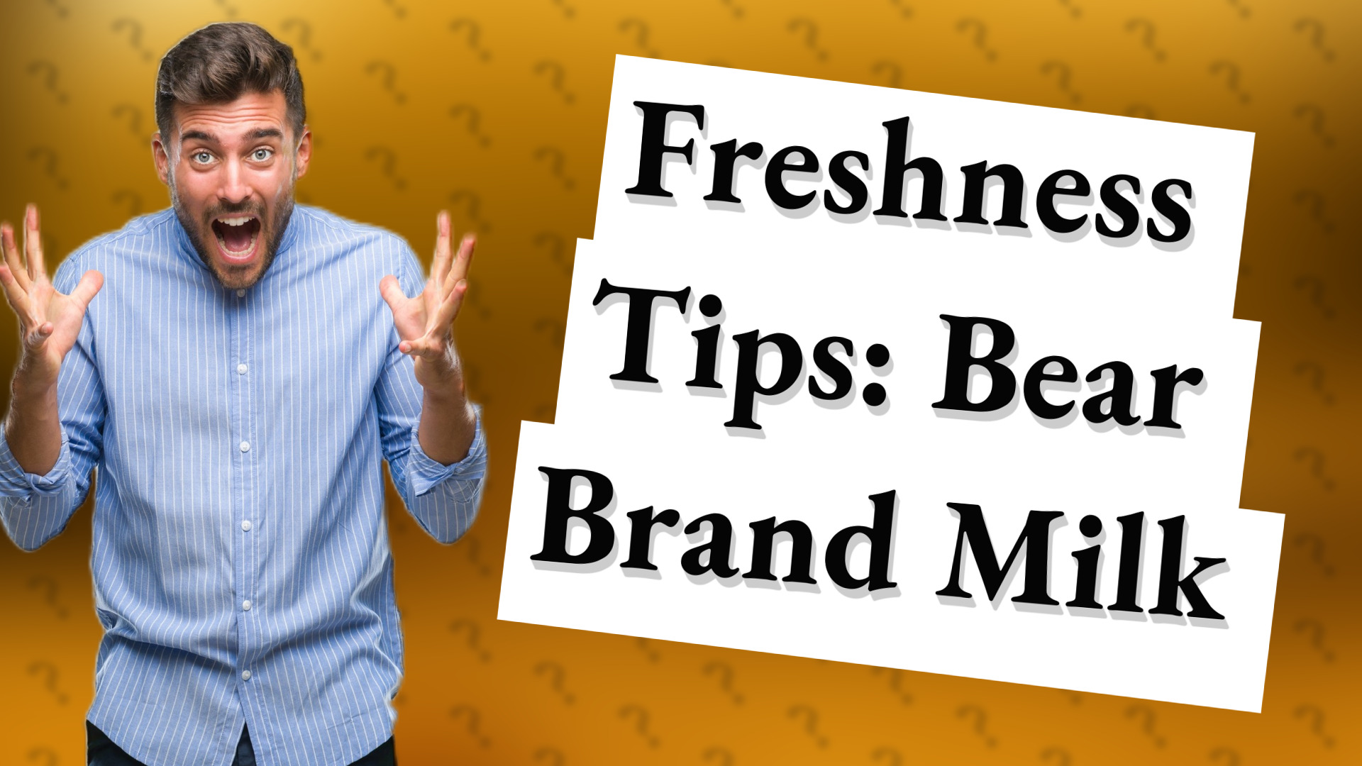 Freshness Tips: Bear Brand Milk