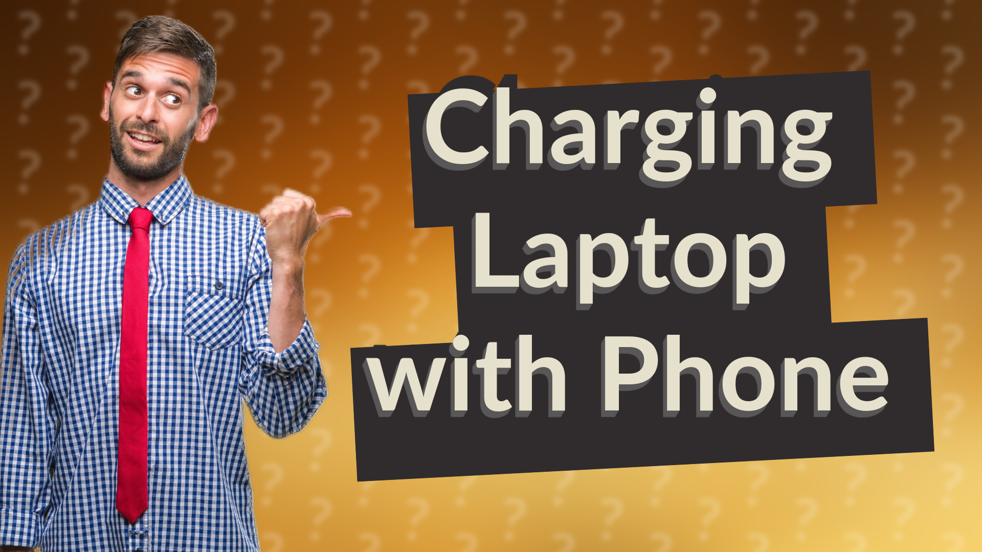 Charging Laptop with Phone