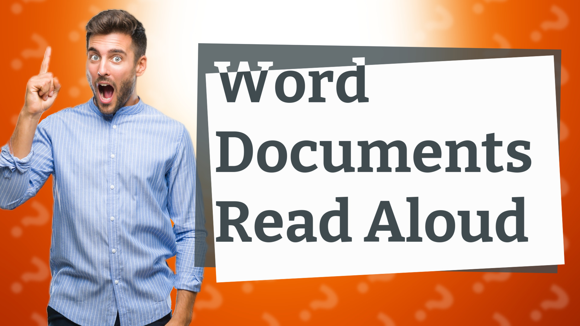 Word Documents Read Aloud