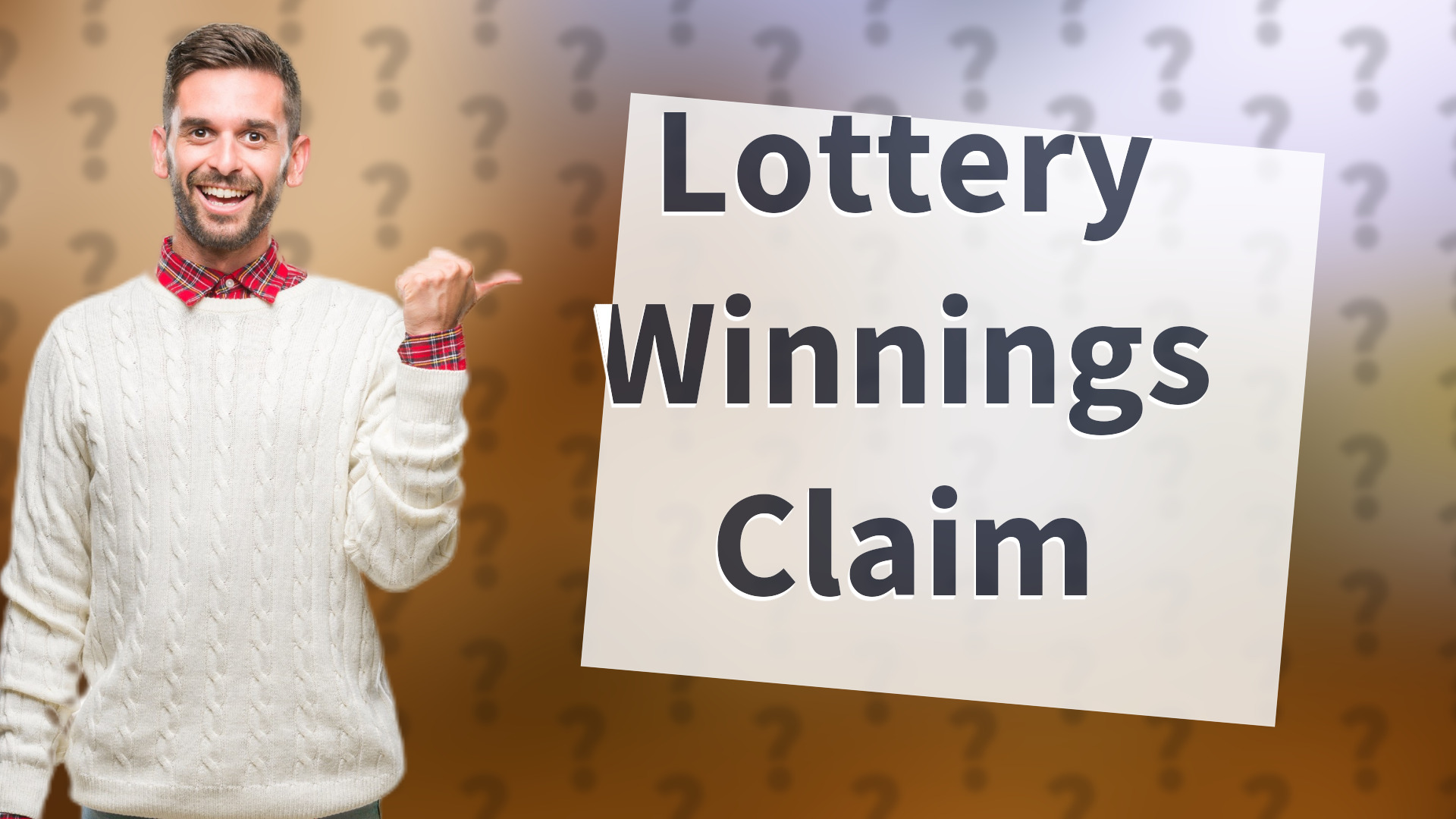 Lottery Winnings Claim