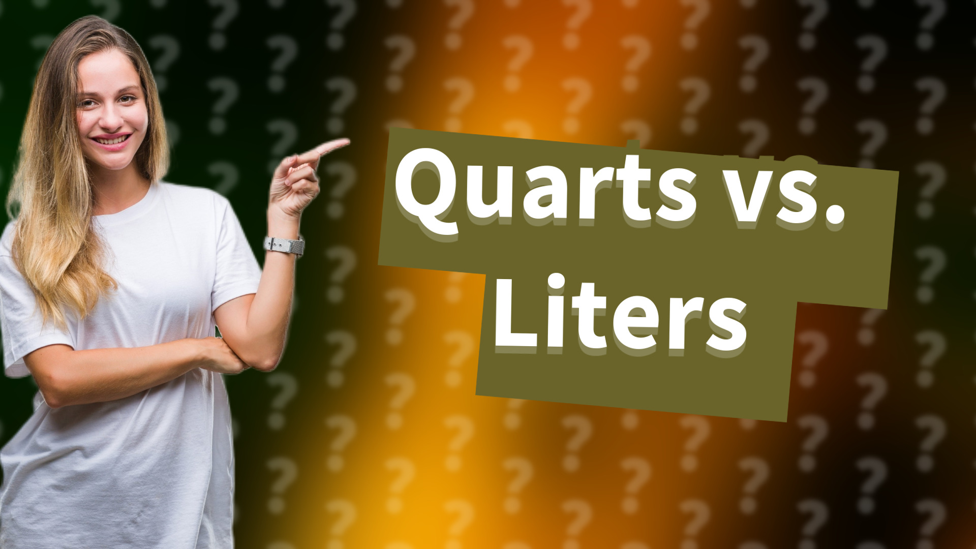 Quarts vs. Liters
