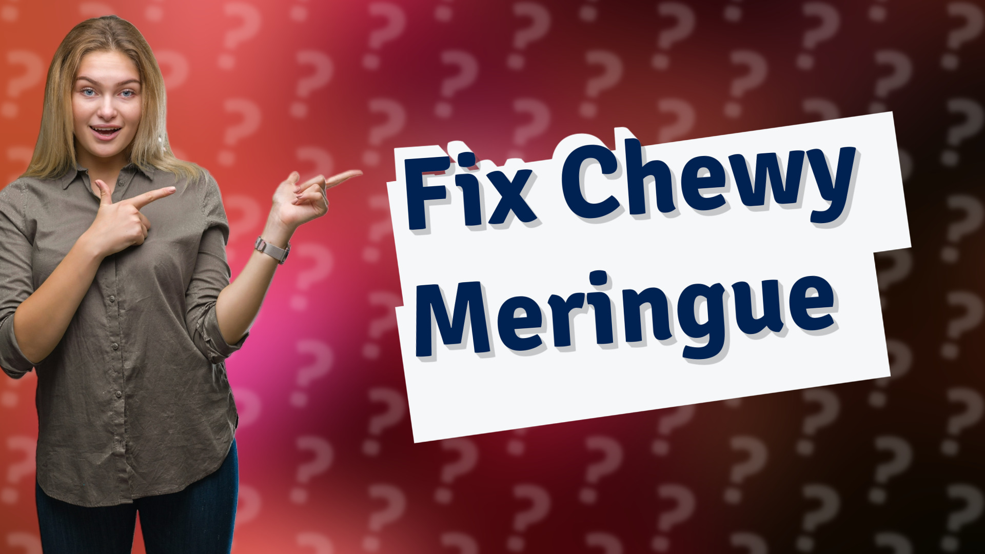 Fix Chewy Meringue