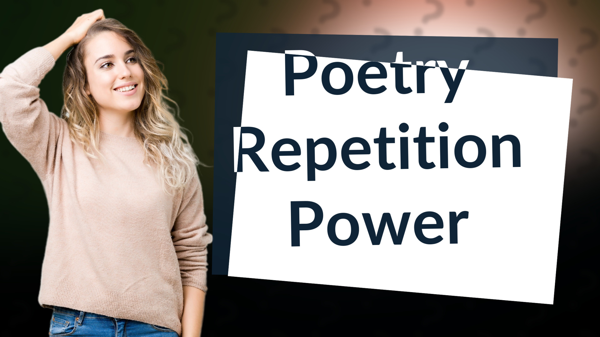 Poetry Repetition Power